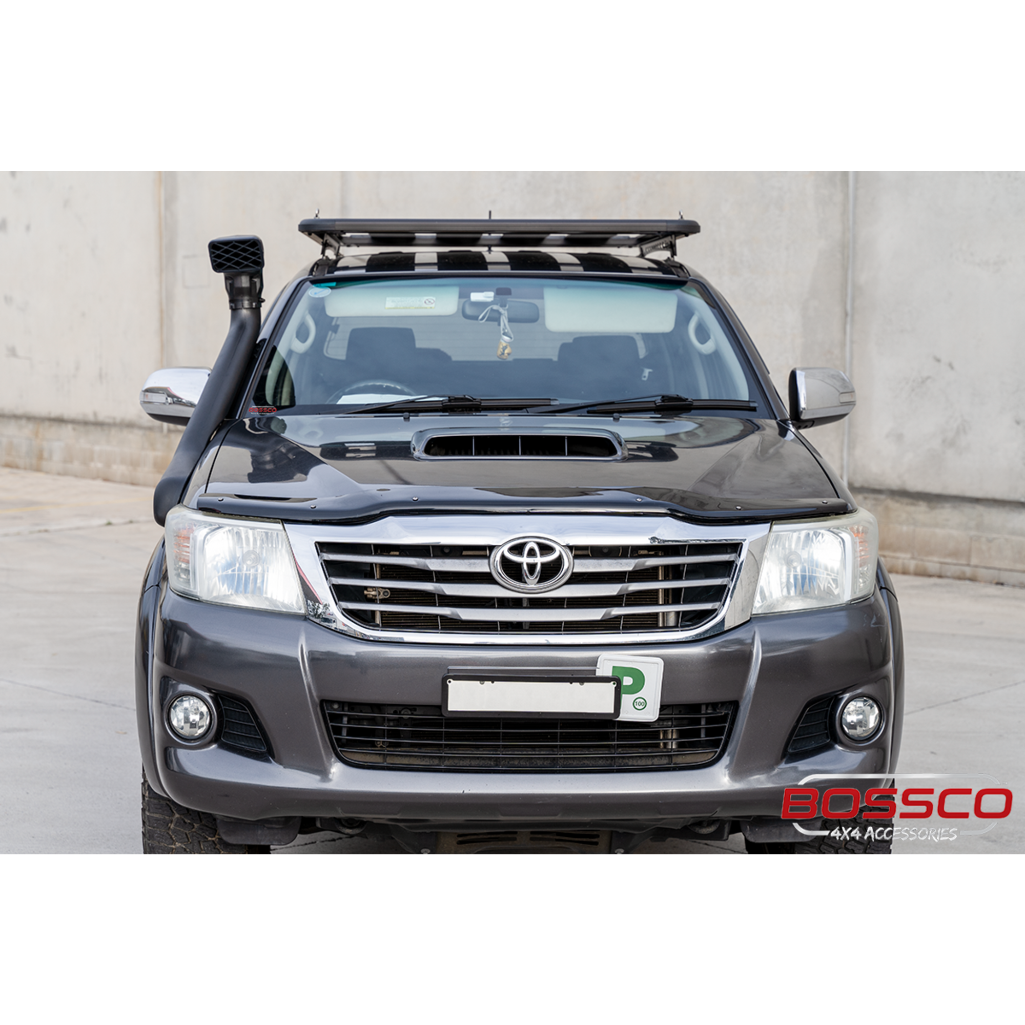 Black Snorkel Air Intake Kit suitable for Toyota Hilux 2005-2015