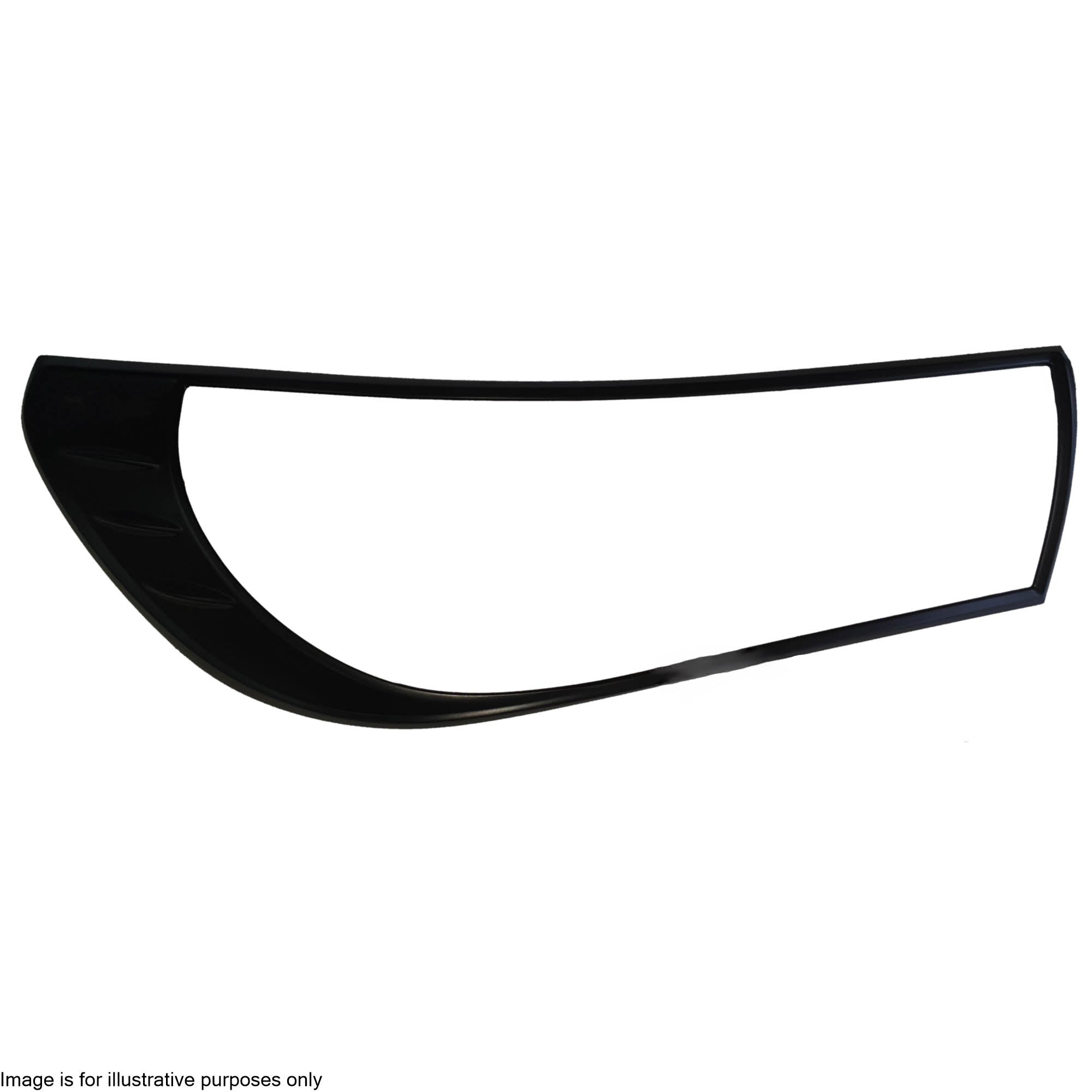 Front Black Headlight Head Light Trim Covers Suitable For Toyota Hilux SR5 2015-2020