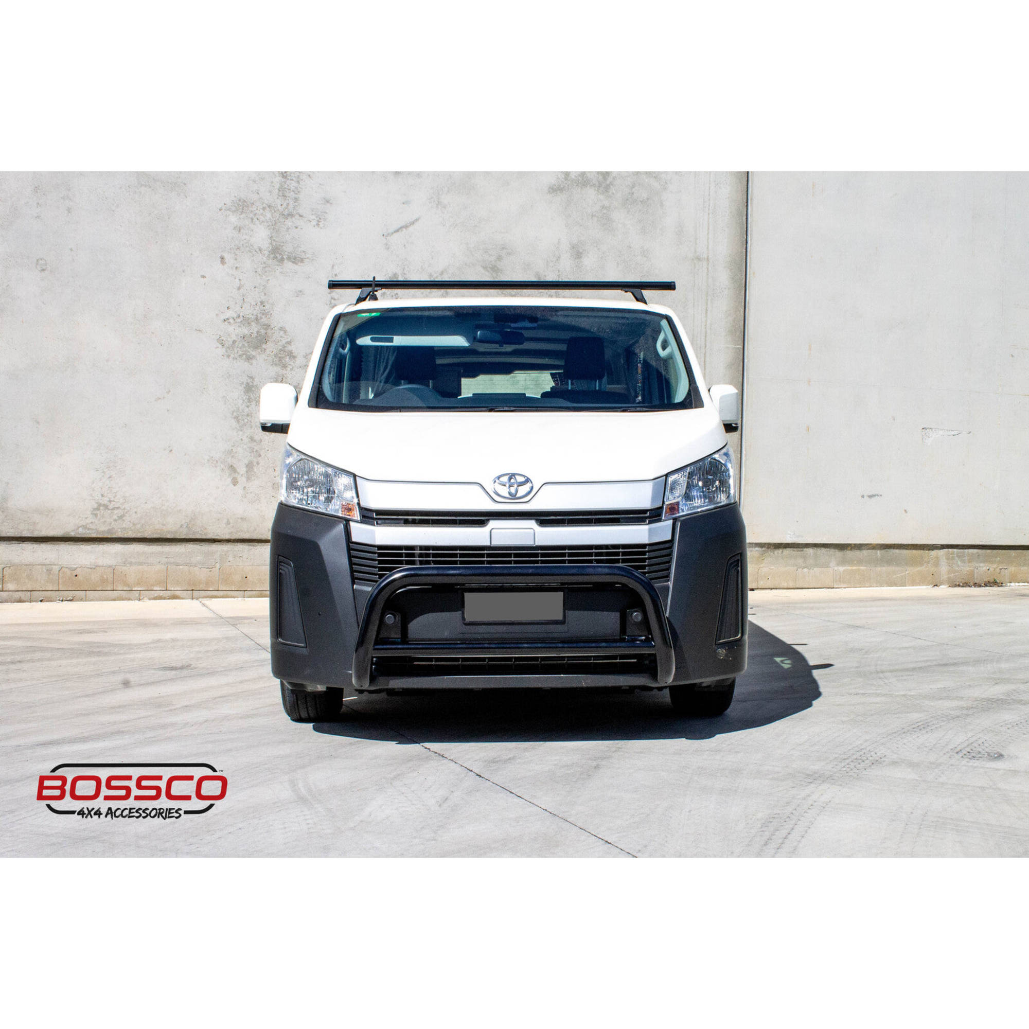 Black Nudge Bar Suitable For Toyota Hiace LWB 2019-2025