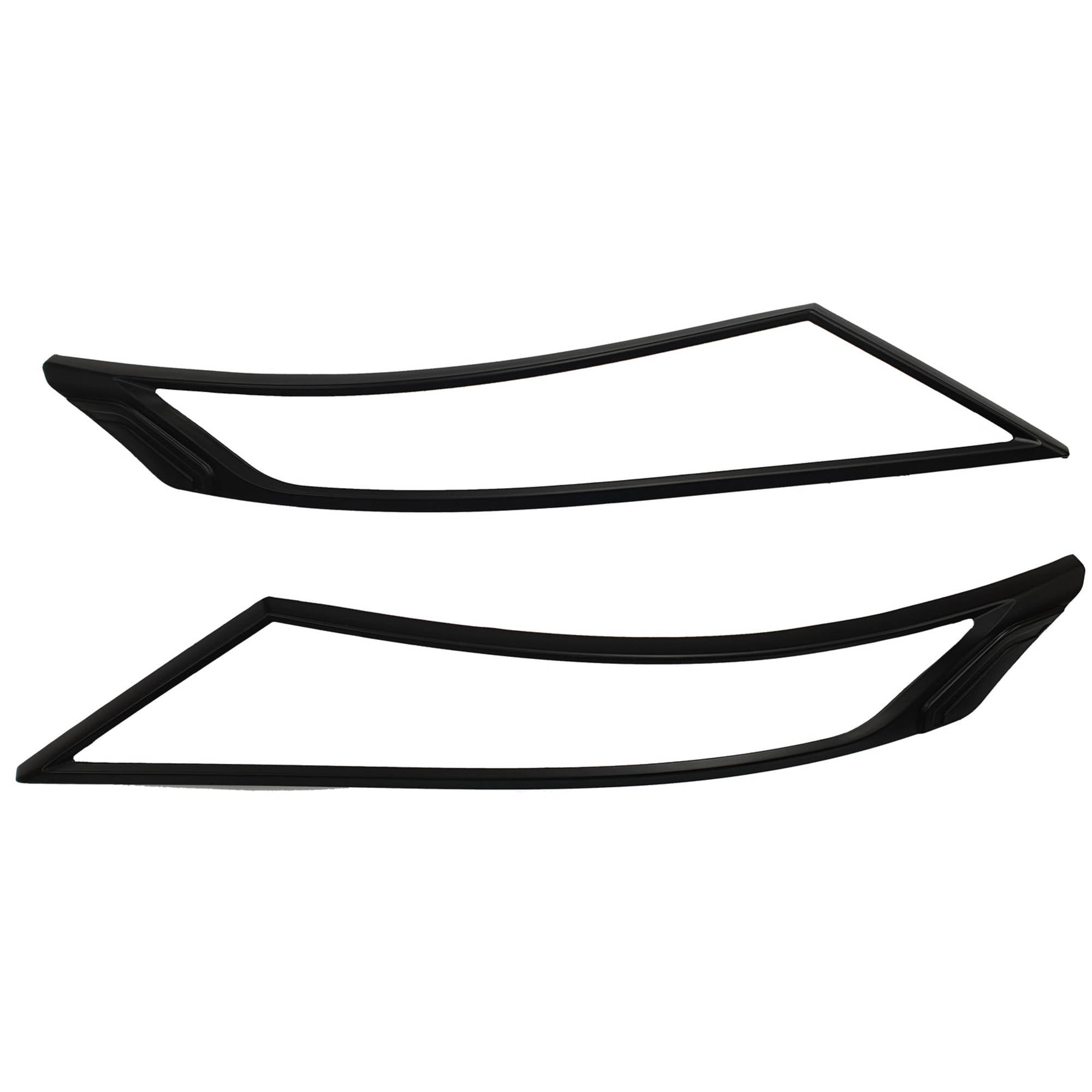 Front Black Headlight Head Light Trim Covers Suitable For Mitsubishi Pajero Sport QF Series 2022-2025