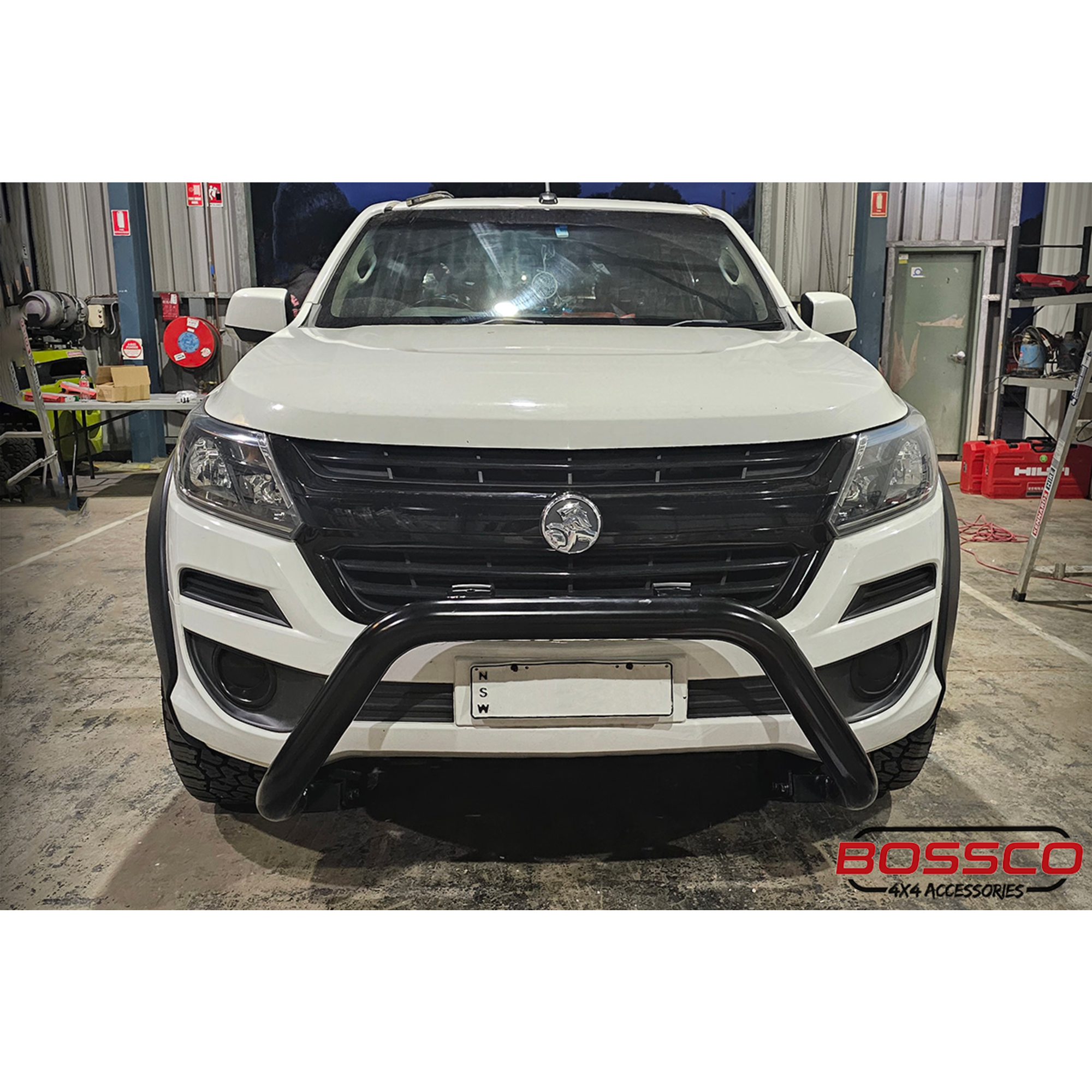 Black Bulldog Nudge Bar Suitable For Holden Colorado 2012-2020 (Suits Front parking Sensors)