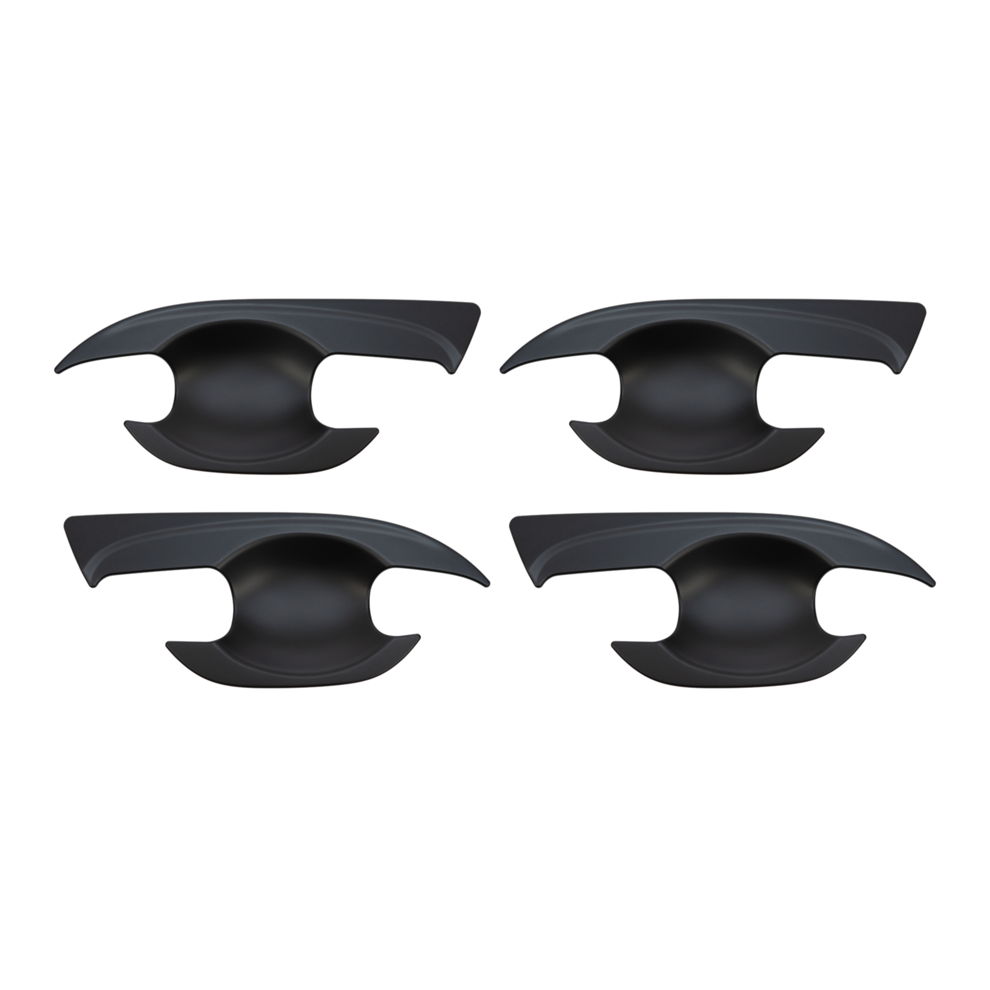 Black Door Handle Bowl Covers Protectors Suitable For Nissan Navara NP300 2015-2020