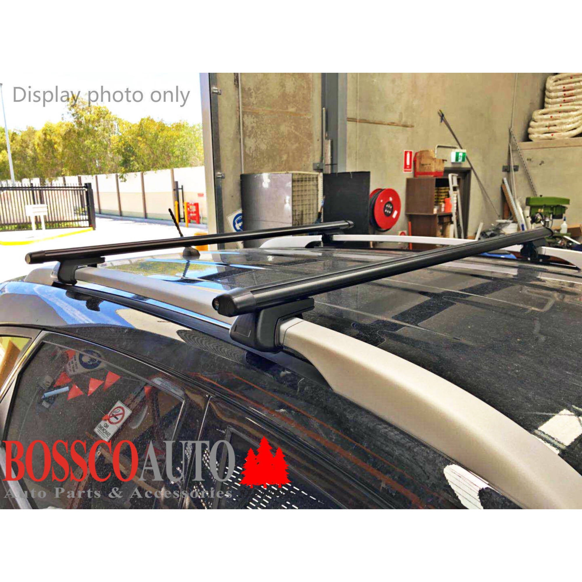 Black Roof Racks suitable for Mercedes-Benz C Class Wagon