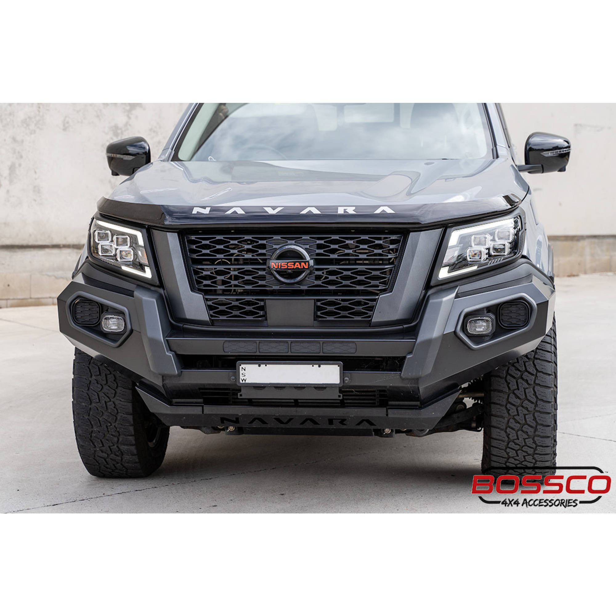 Front Black Headlight Head Light Trim Covers Suitable For Nissan Navara NP300 Facelift 2021-2025