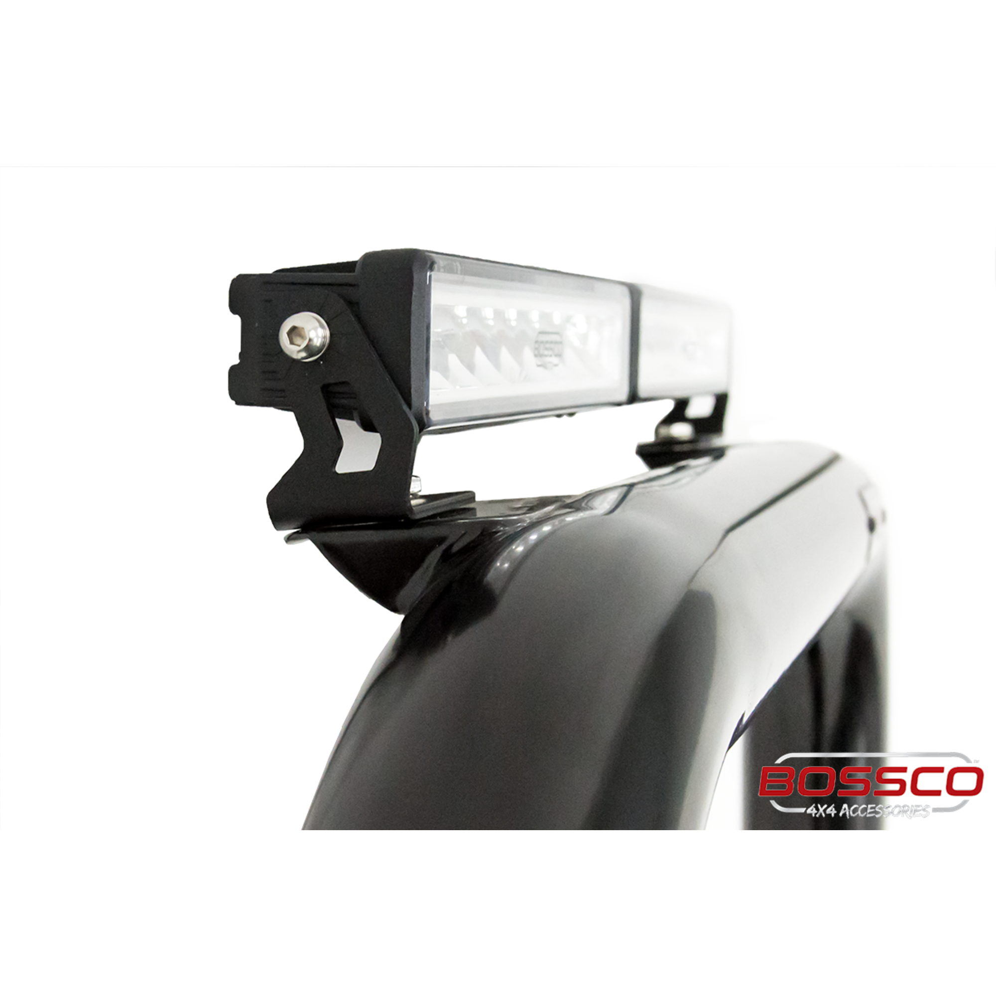 BLACK Nudge Bar suitable for Holden Colorado RG series 2012-2020 w/ 20" Modular Single Row LED Light Bar
