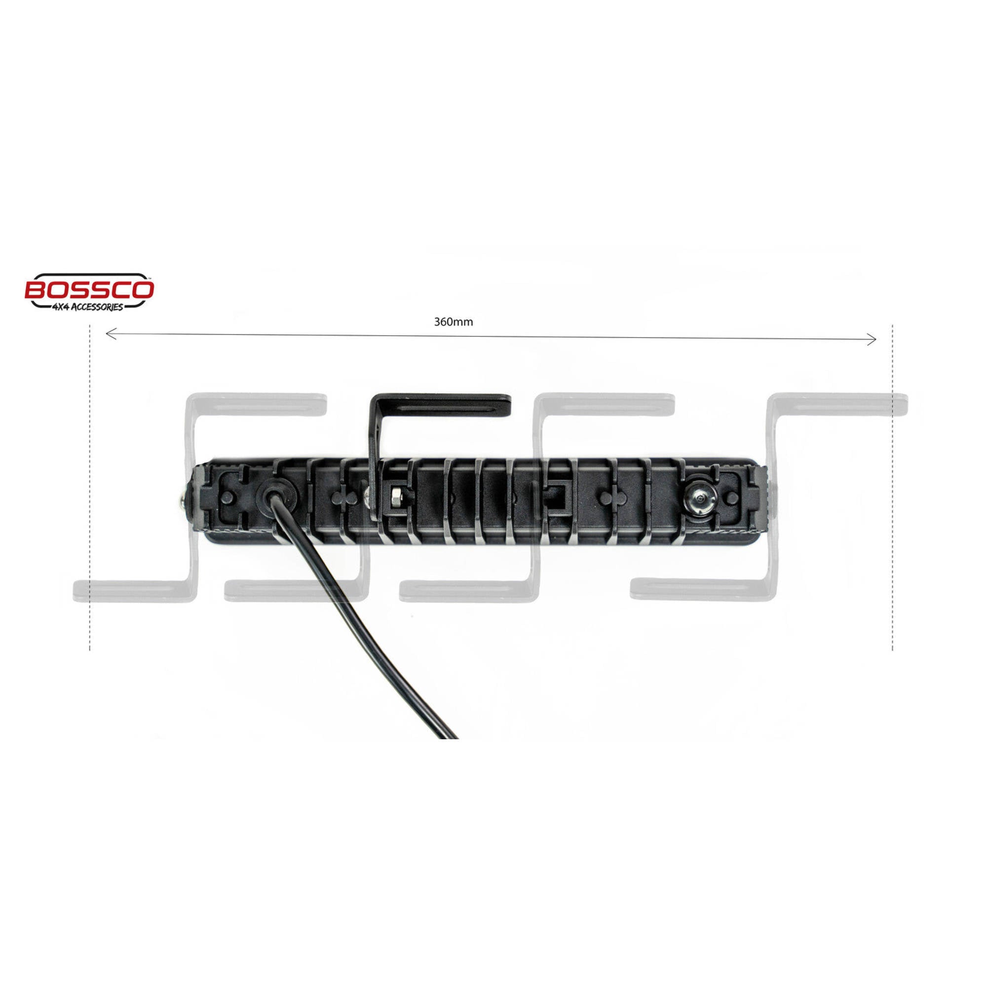 3x Modular 10" Single Row LED Light Bars w/ Wiring Harness | 4200 Lumens Each | Fitted with Osram LEDs