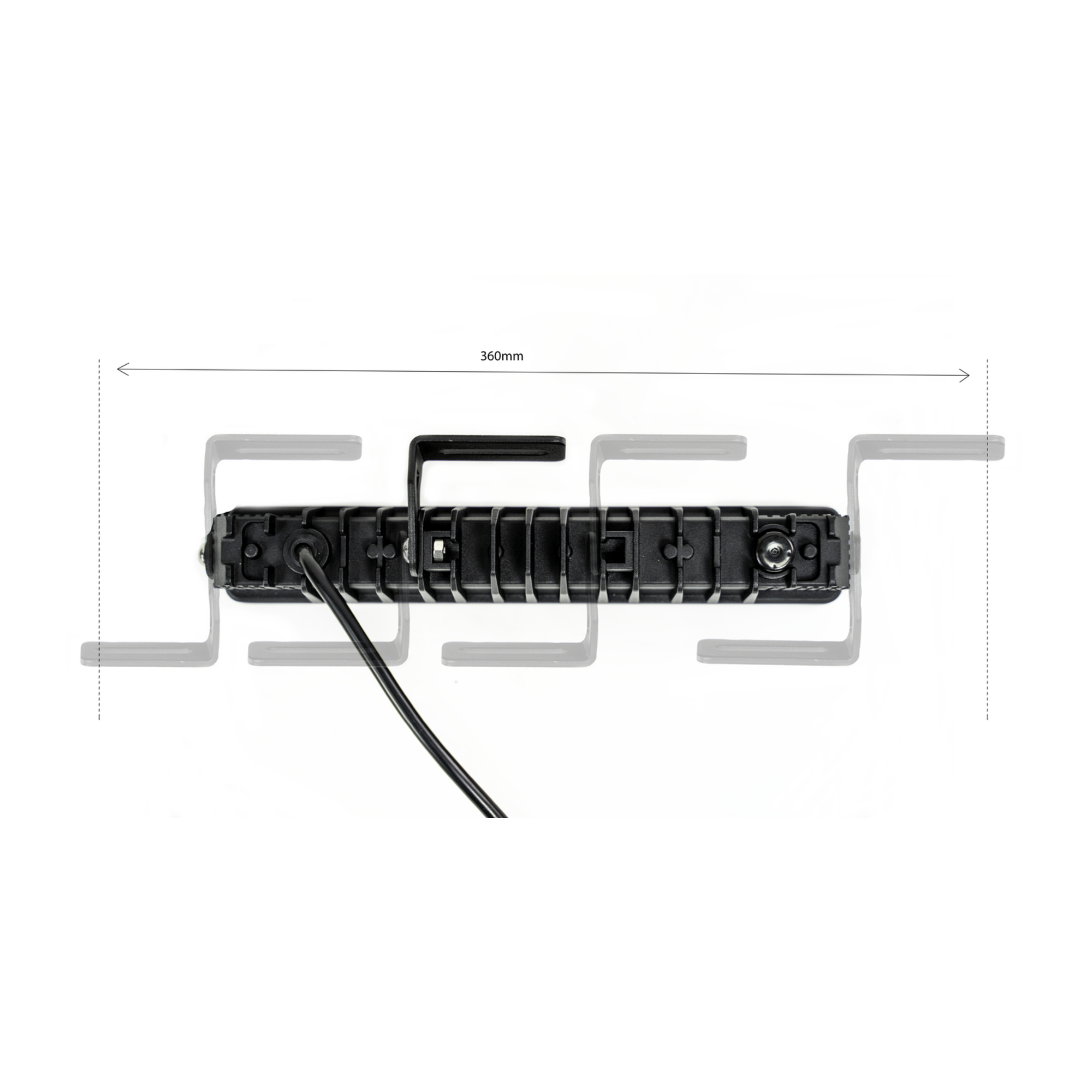 4x Modular 10" Single Row LED Light Bars w/ Wiring Harness | 4200 Lumens Each | Fitted with Osram LEDs