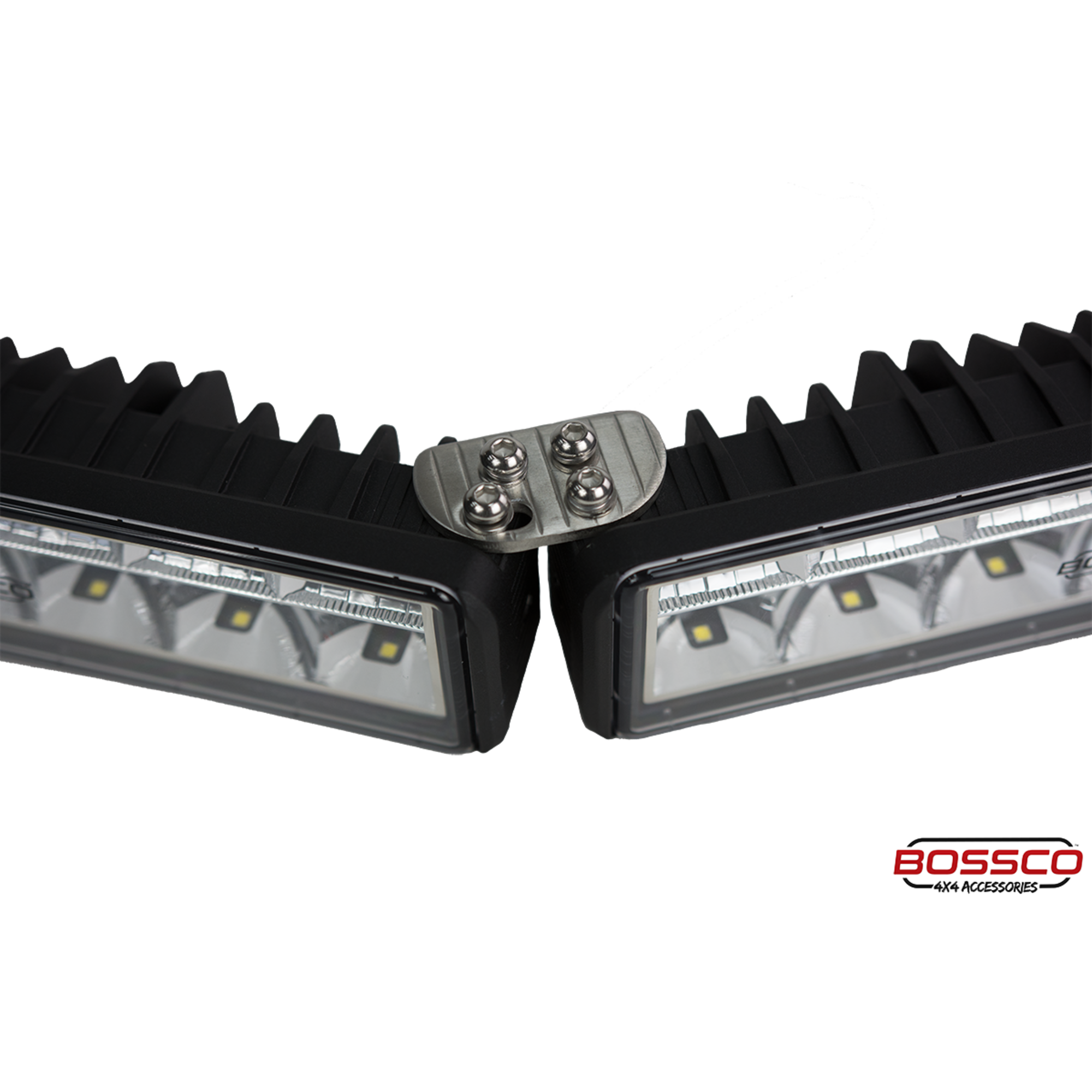 4x Modular 10" Double Row LED Light Bars w/ Wiring Harness | 5560 Lumens Each | Fitted with Osram LEDs