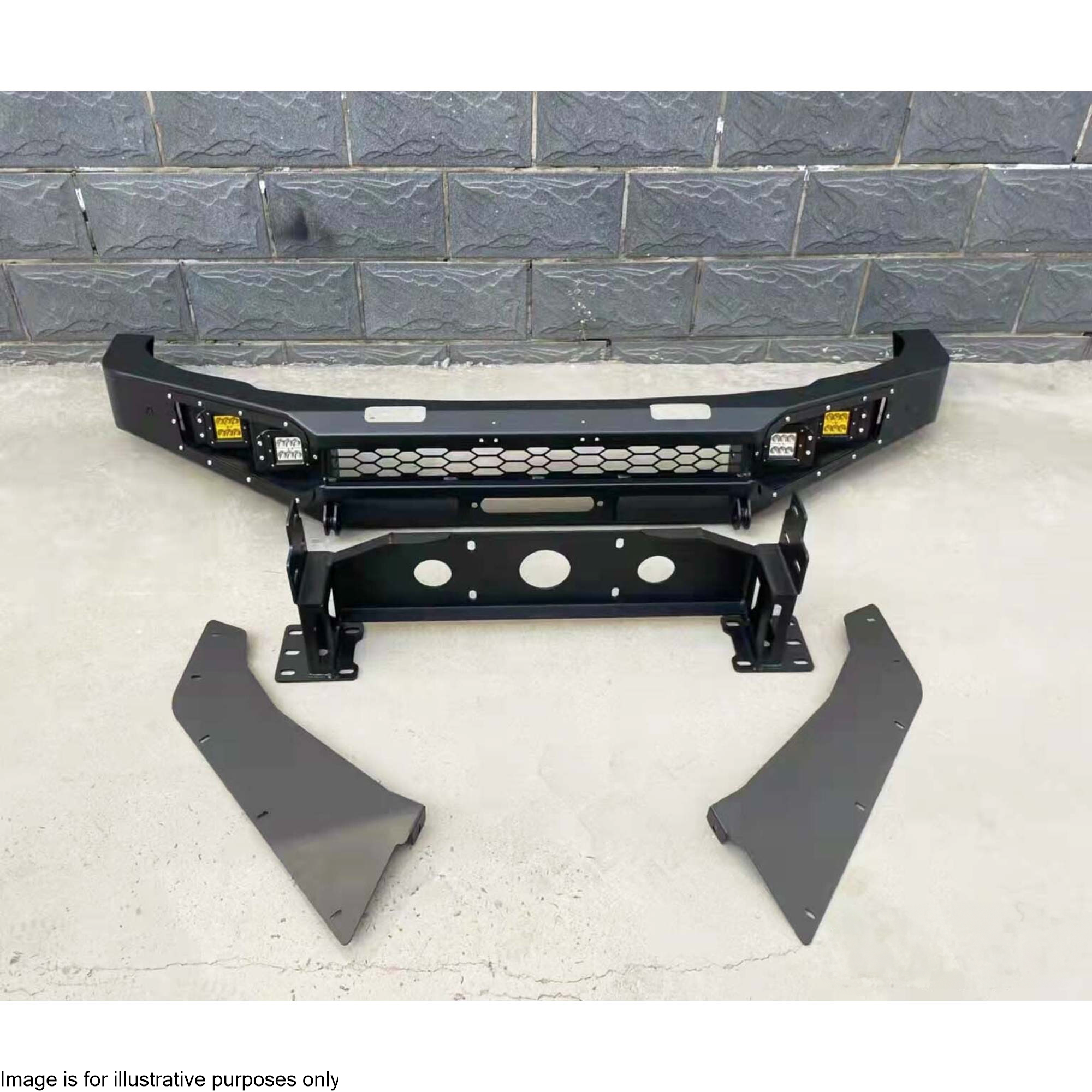 Monster No Loop Full Bumper Replacement Bullbar Suitable For GWM Great Wall Cannon NPW 2020-2025