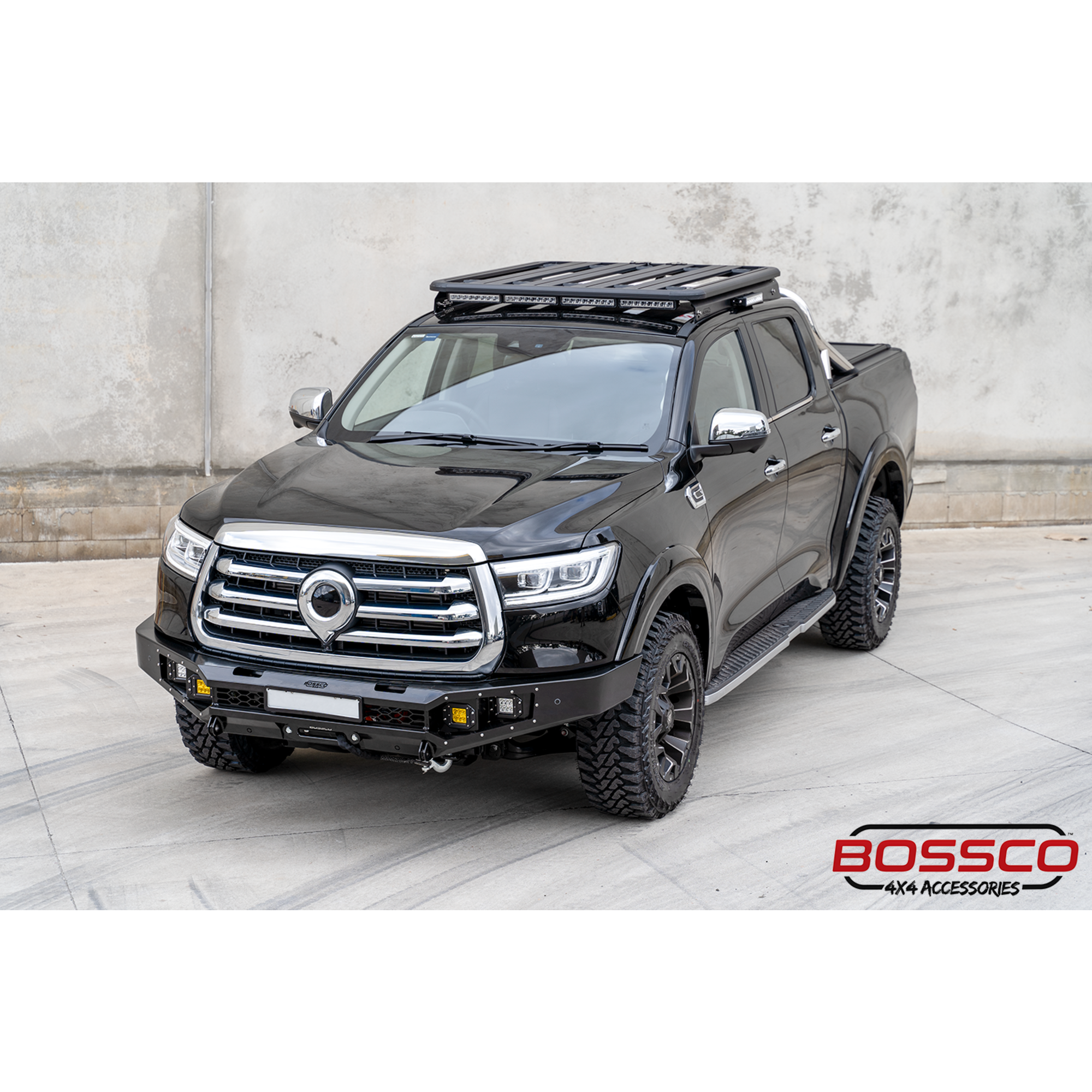 Monster No Loop Full Bumper Replacement Bullbar Suitable For GWM Great Wall Cannon NPW 2020-2025