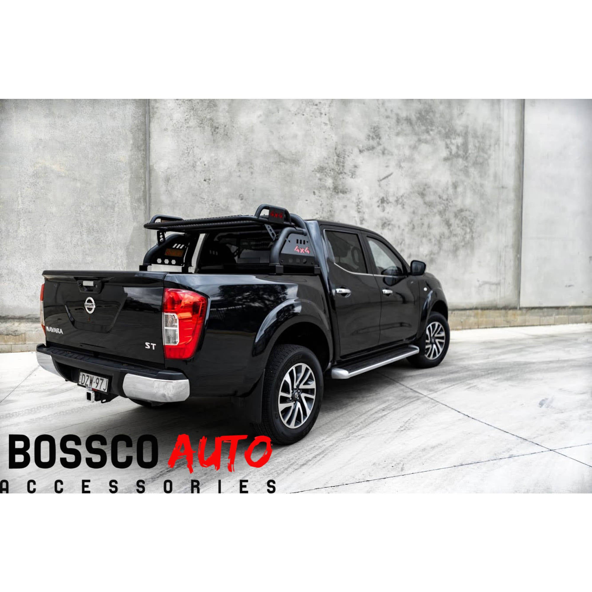 Tonneau Cover-Compatible Loaded Sports Bar with Roof Basket For Nissan Navara NP300