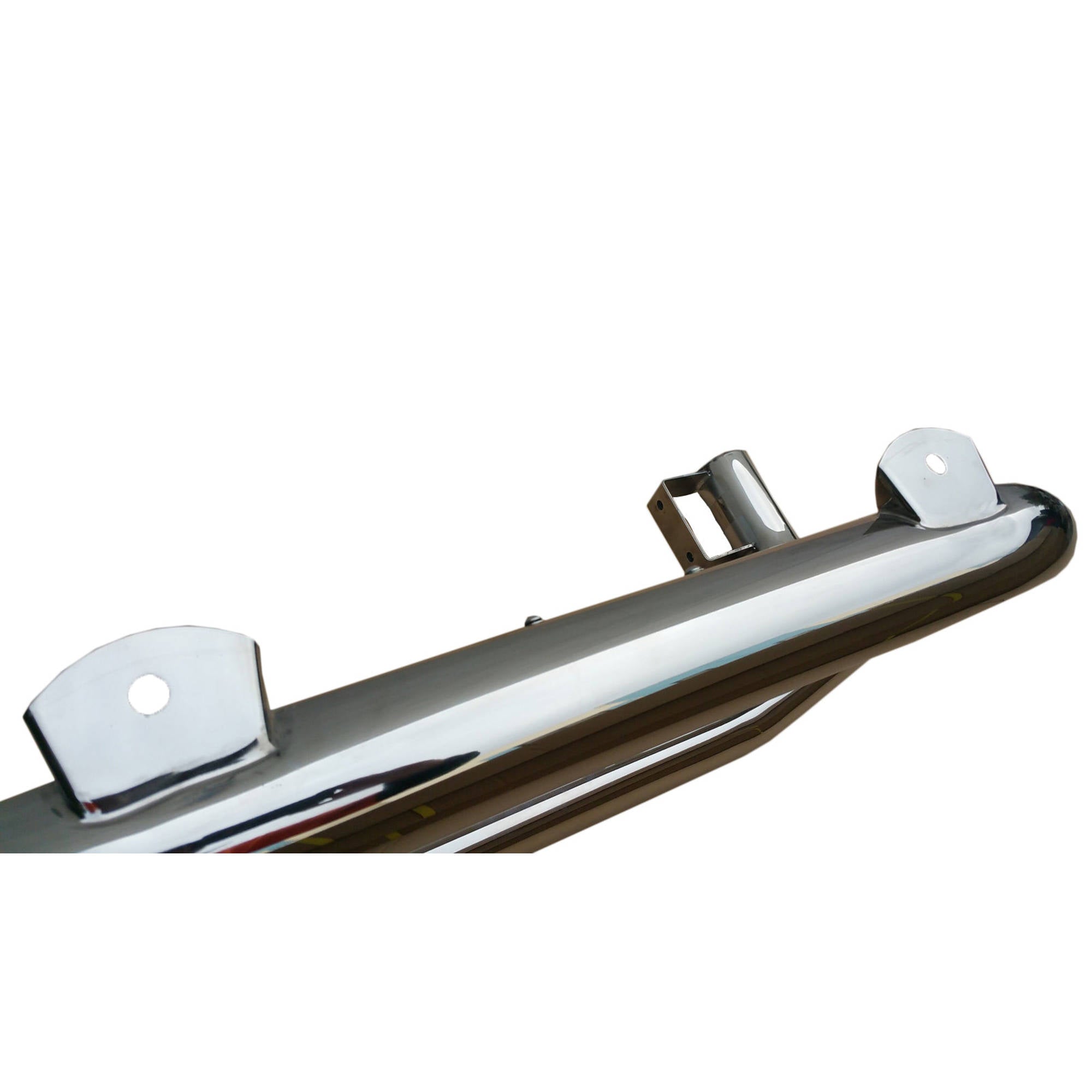 Stainless Steel Low Nudge Bar with Skid Plate suitable for GWM Cannon 09/2020-04/2022