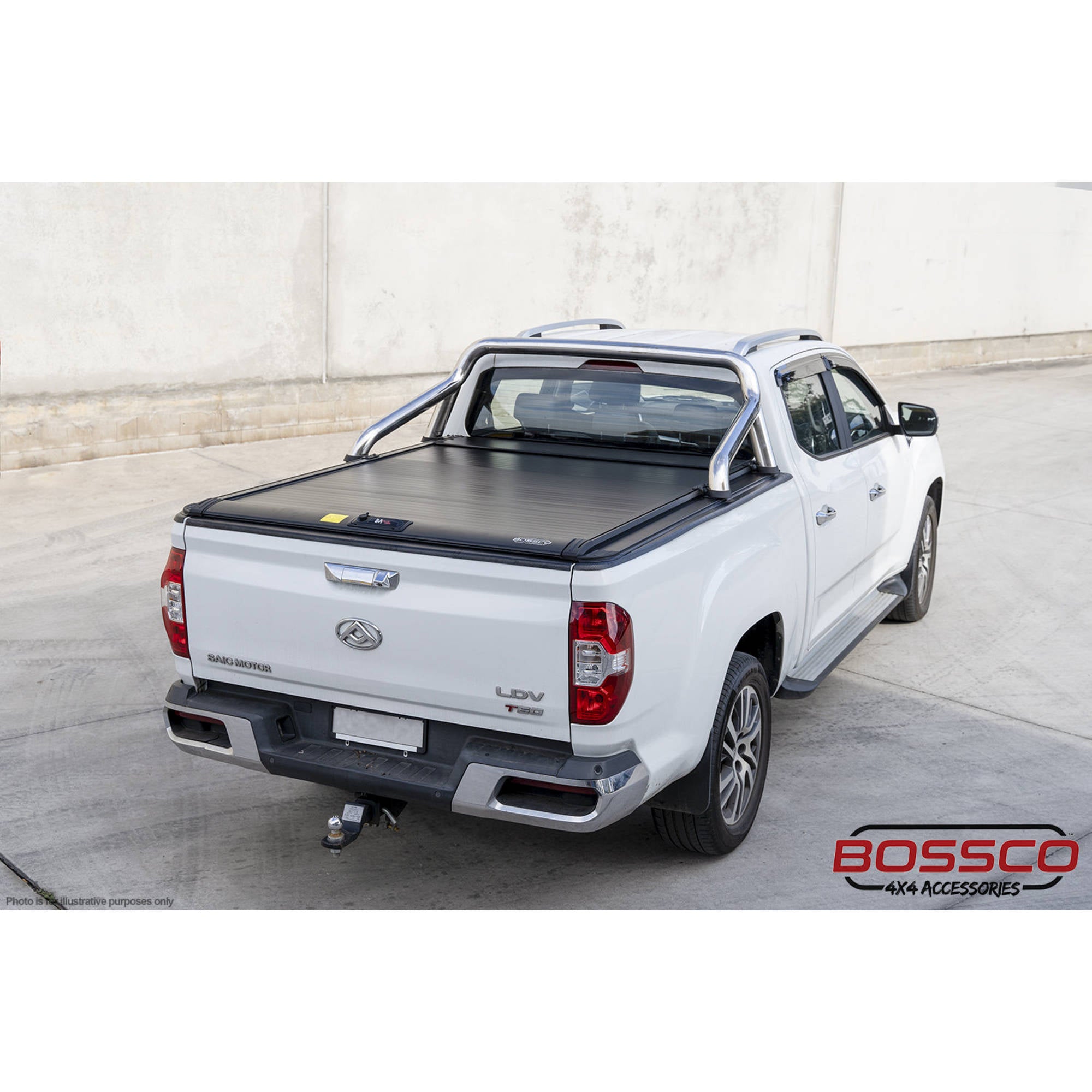 Electric Widened Side Track Roller Shutter Suitable For LDV T60 2016-2025 (Incl Megatub)