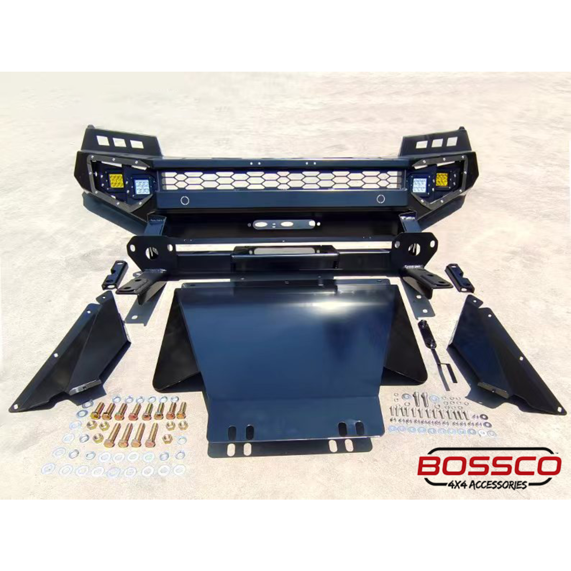 Monster No Loop Full Bumper Replacement Bull Bar Bullbar Suitable For Nissan Navara NP300 D23 2021-2025