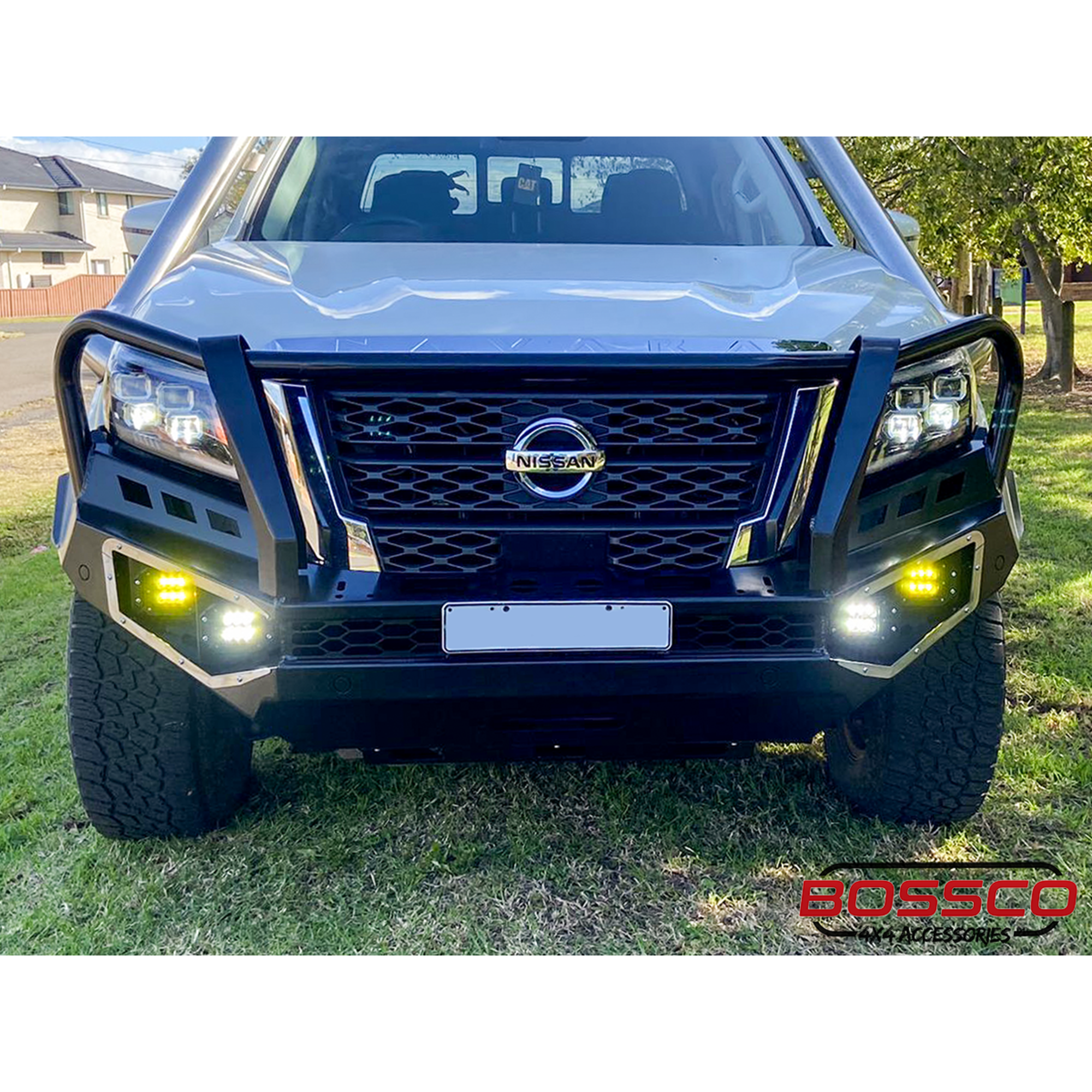Triple Loop Full Bumper Replacement Bull bar Suitable For Nissan Navara NP300 D23 2021-2025