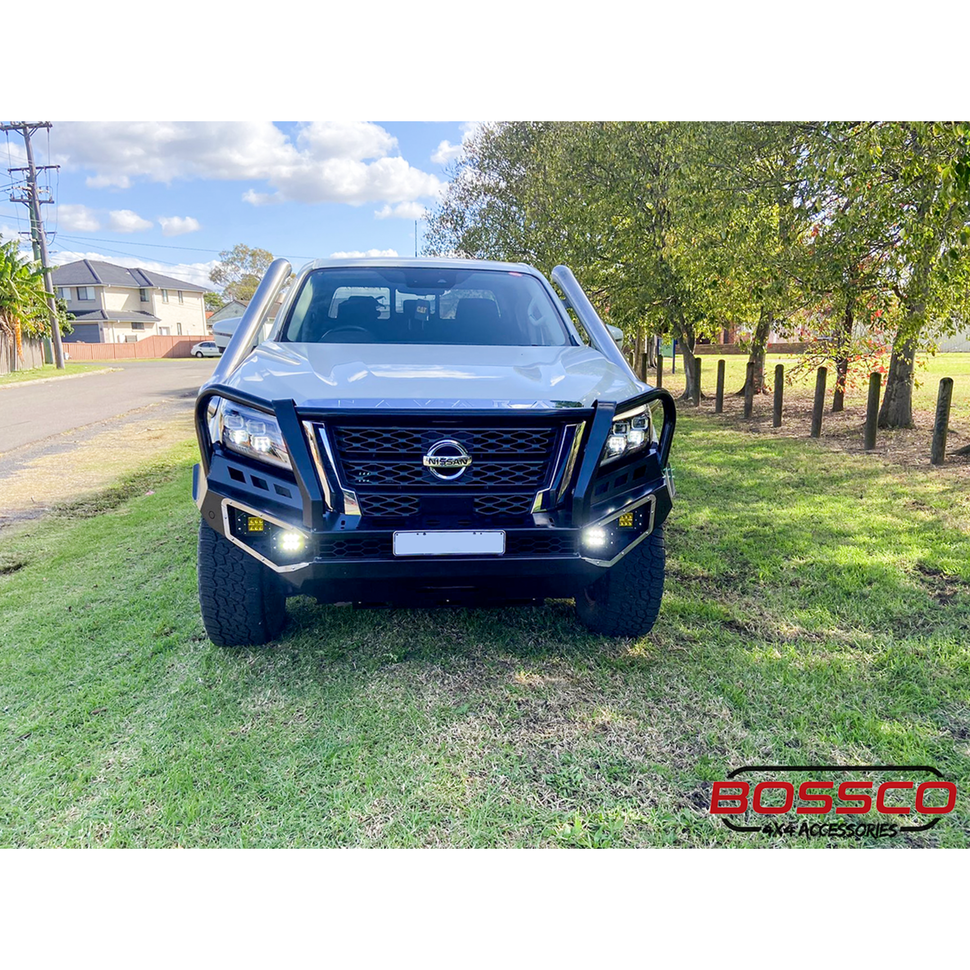 Triple Loop Full Bumper Replacement Bull bar Suitable For Nissan Navara NP300 D23 2021-2025