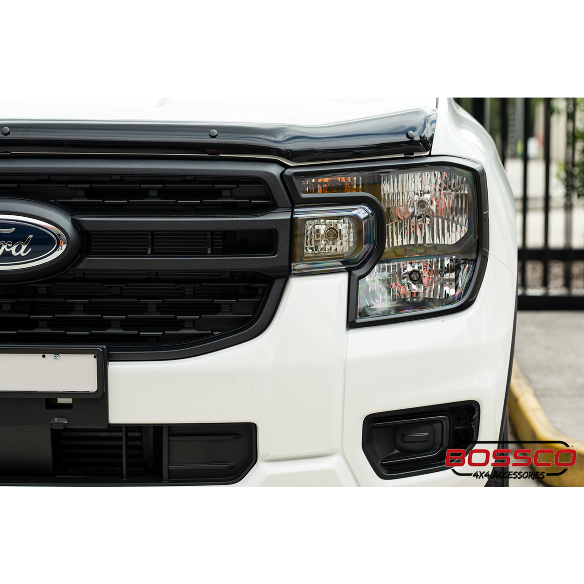 Front Black Headlight Head Light Trim Covers Suitable For NEXT GEN Ford Ranger XL XLS 2022-2025
