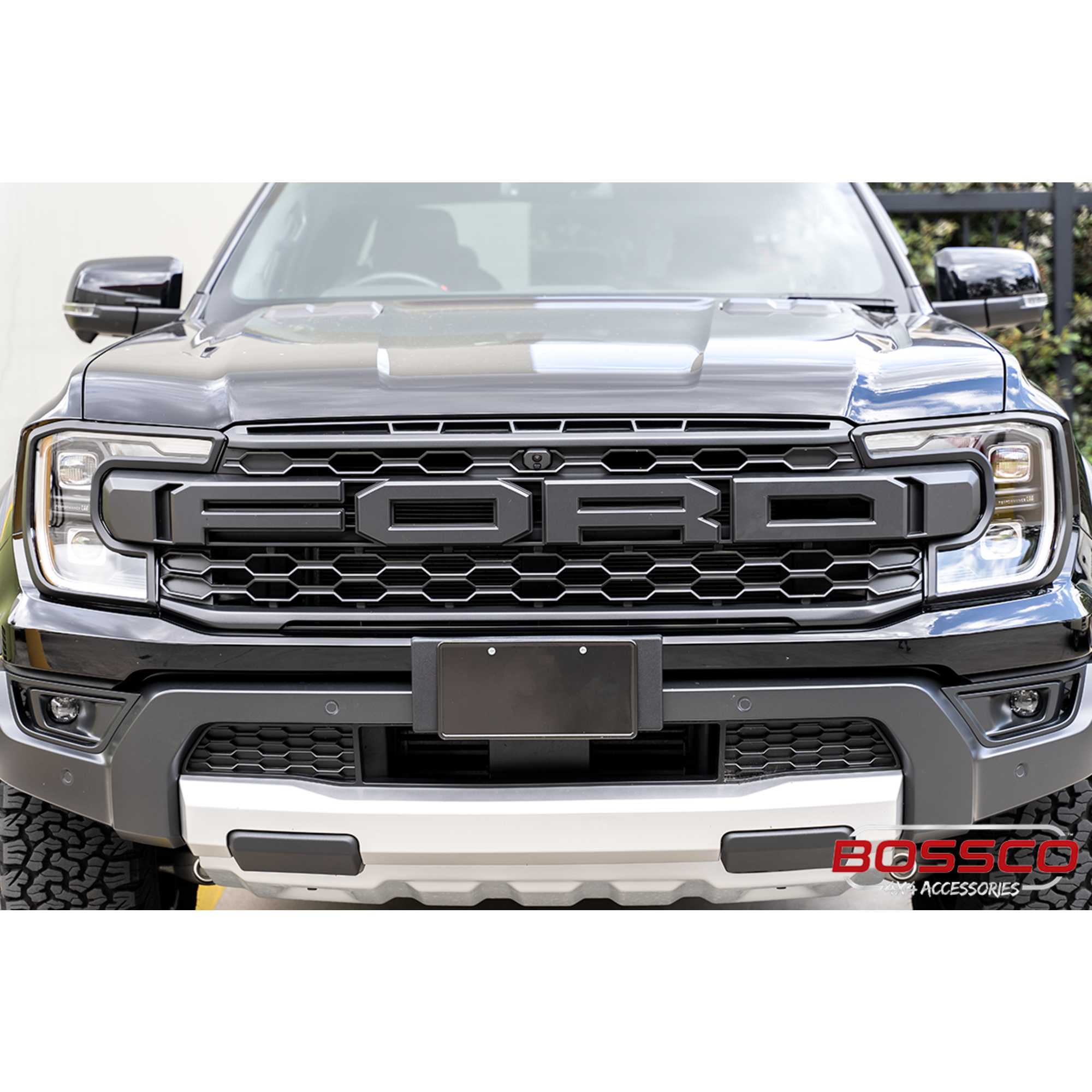 Front Black Headlight Head Light Trim Covers Suitable For NEXT GEN Ford Ranger XLT Sport Wildtrak Raptor 2022-2025