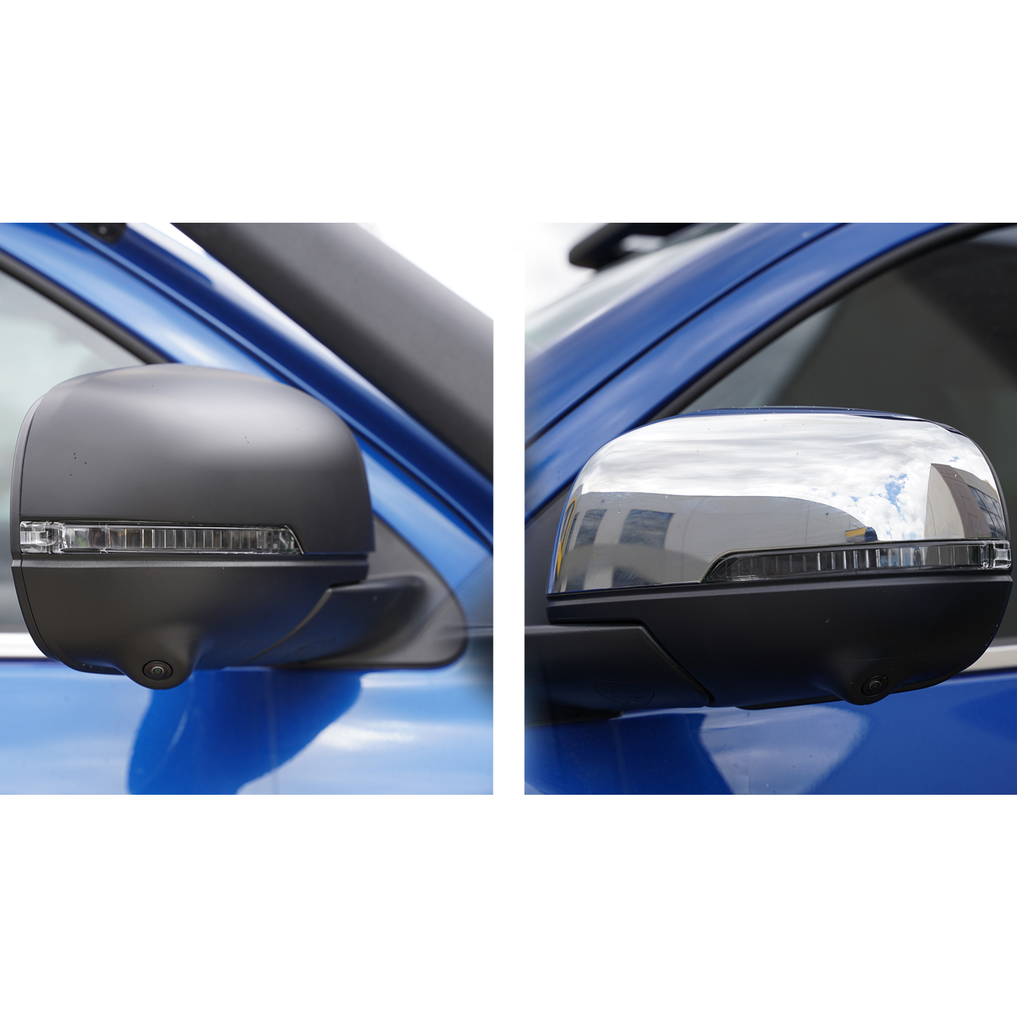 BLACKOUT Side Mirror Covers Protectors Suitable For GWM Cannon 2020-2025