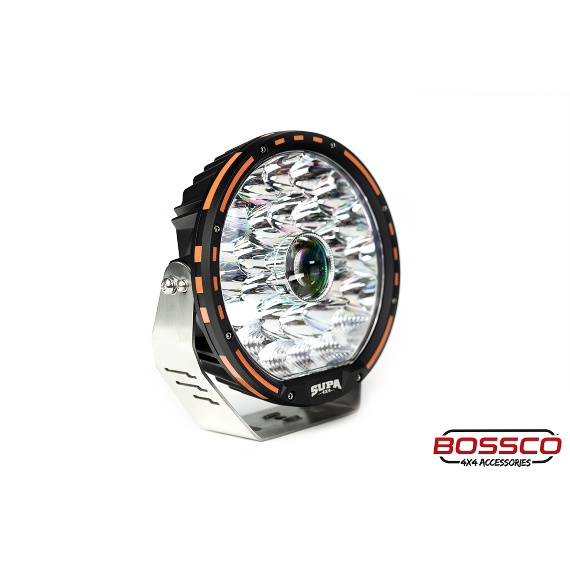 9" LED Driving Lights with LED LASER | 1 Lux @ 1200m | 23920 Lumens | IP68 Rated - PAIR