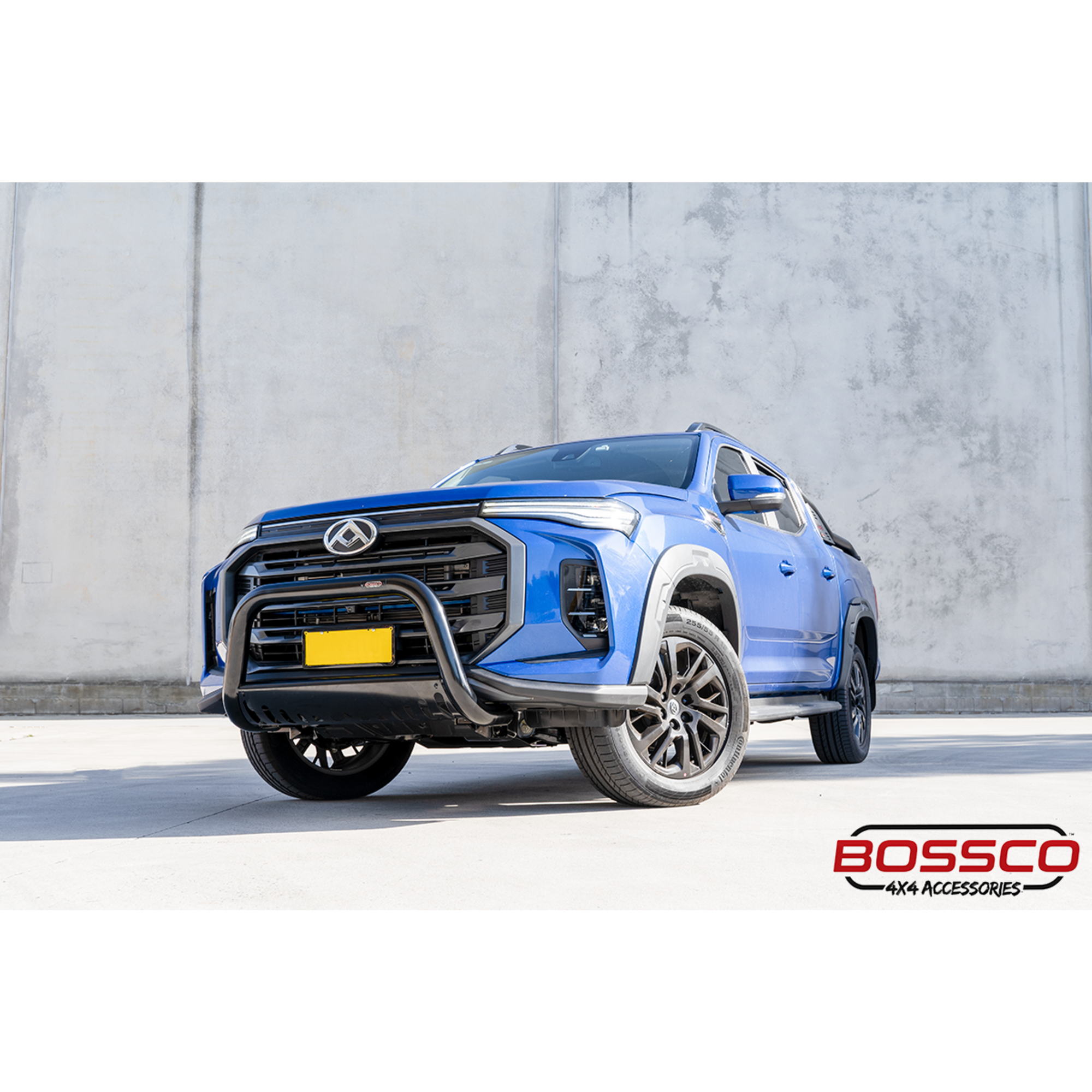 Black Nudge bar With Skid Plate Suitable for LDV T60 Max 2021-2025