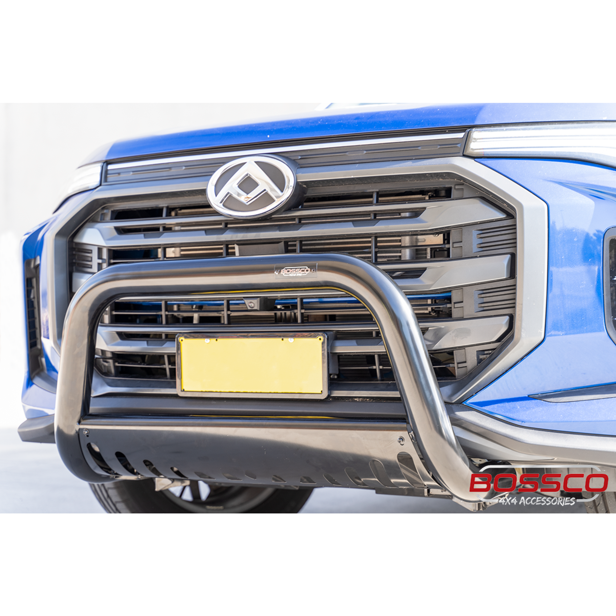 Black Nudge bar With Skid Plate Suitable for LDV T60 Max 2021-2025