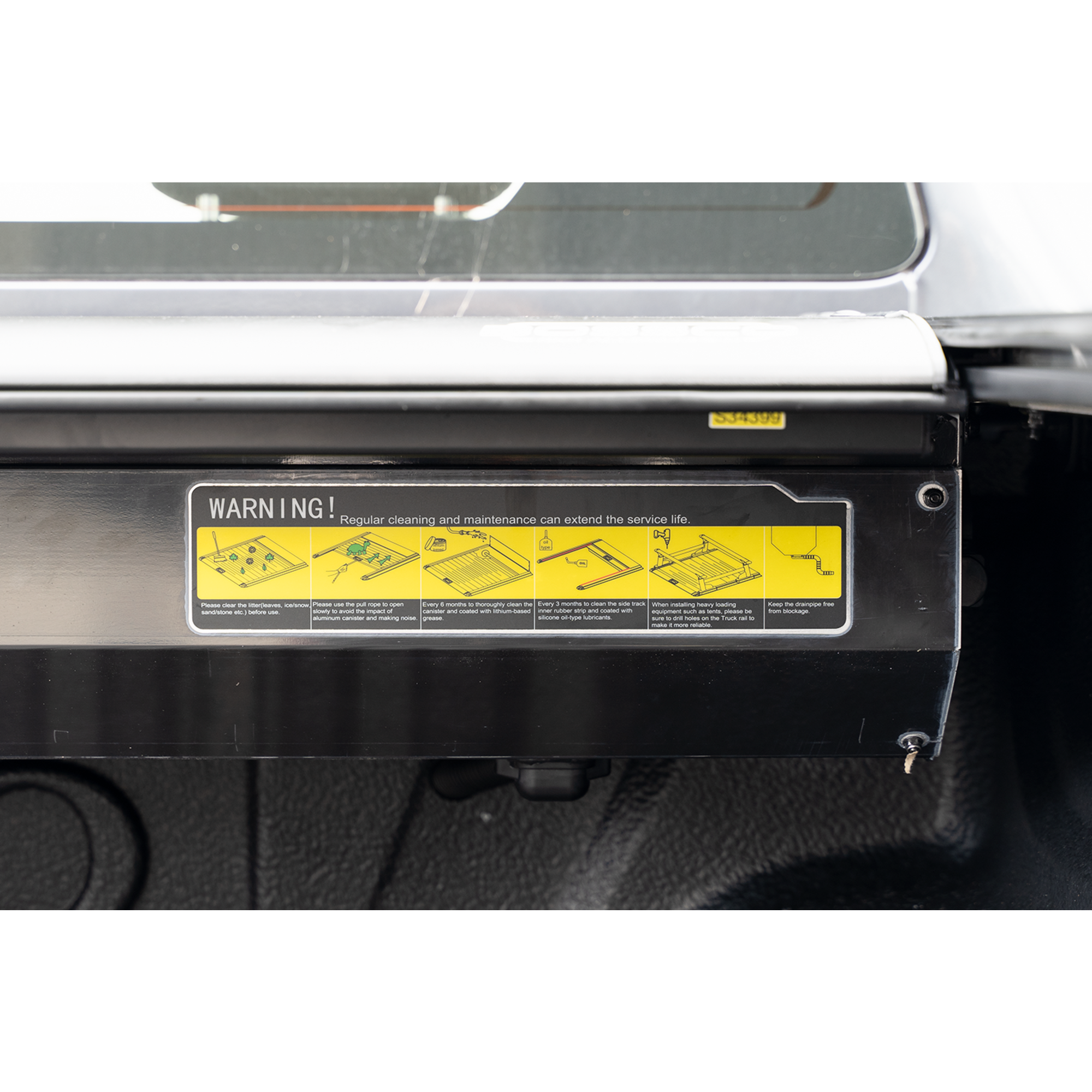 Electric Auto Roller Shutter Tonneau Lid Suitable For Dodge Ram 1500 Crew Cab (5'7" Tub) Without Ramboxes