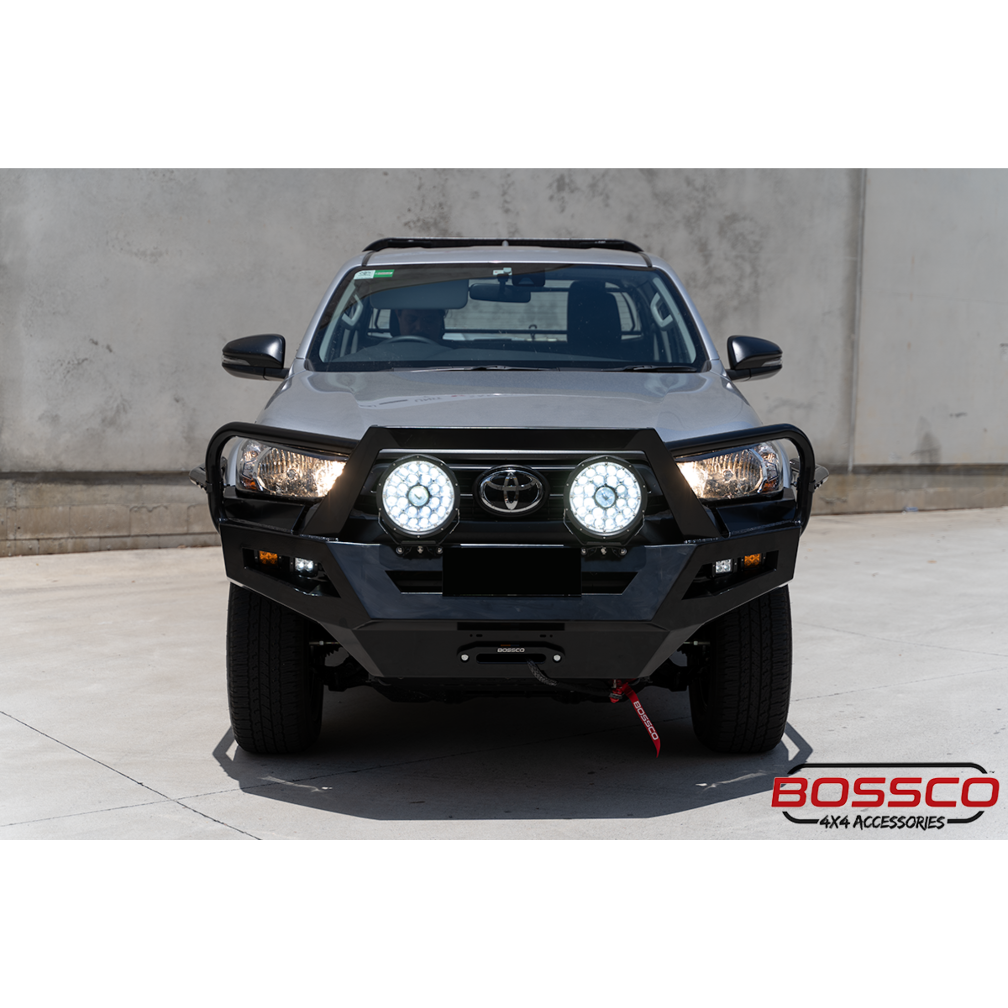 BOSSCO BULLBAR Bumper Replacement Bull bar Suitable For Toyota Hilux N80 2020-2023