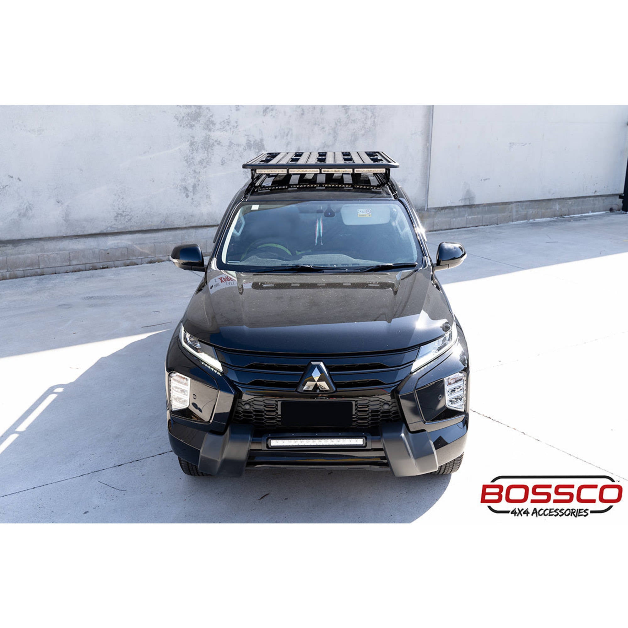 1.8m Aluminium Flat Roof Platform With Backbone Brackets Suitable For Mitsubishi Pajero Sport 2015-2025