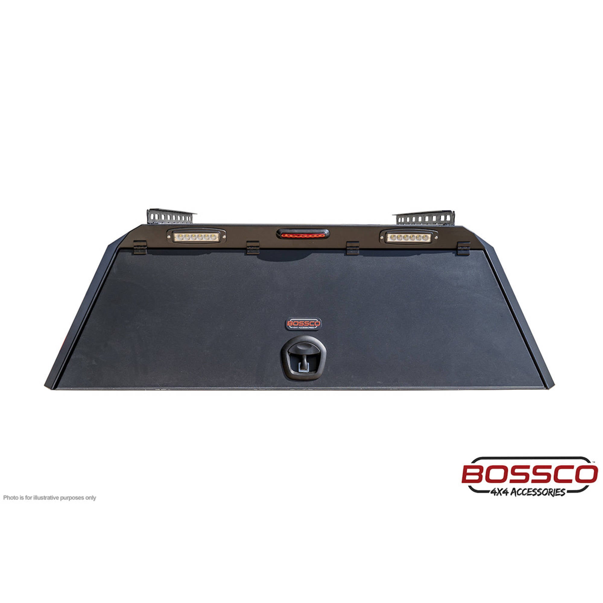 Premium BCX-R Black Aluminium Tub Canopy for NEXT GEN Ford Ranger 2022+ w/ Central Locking Doors
