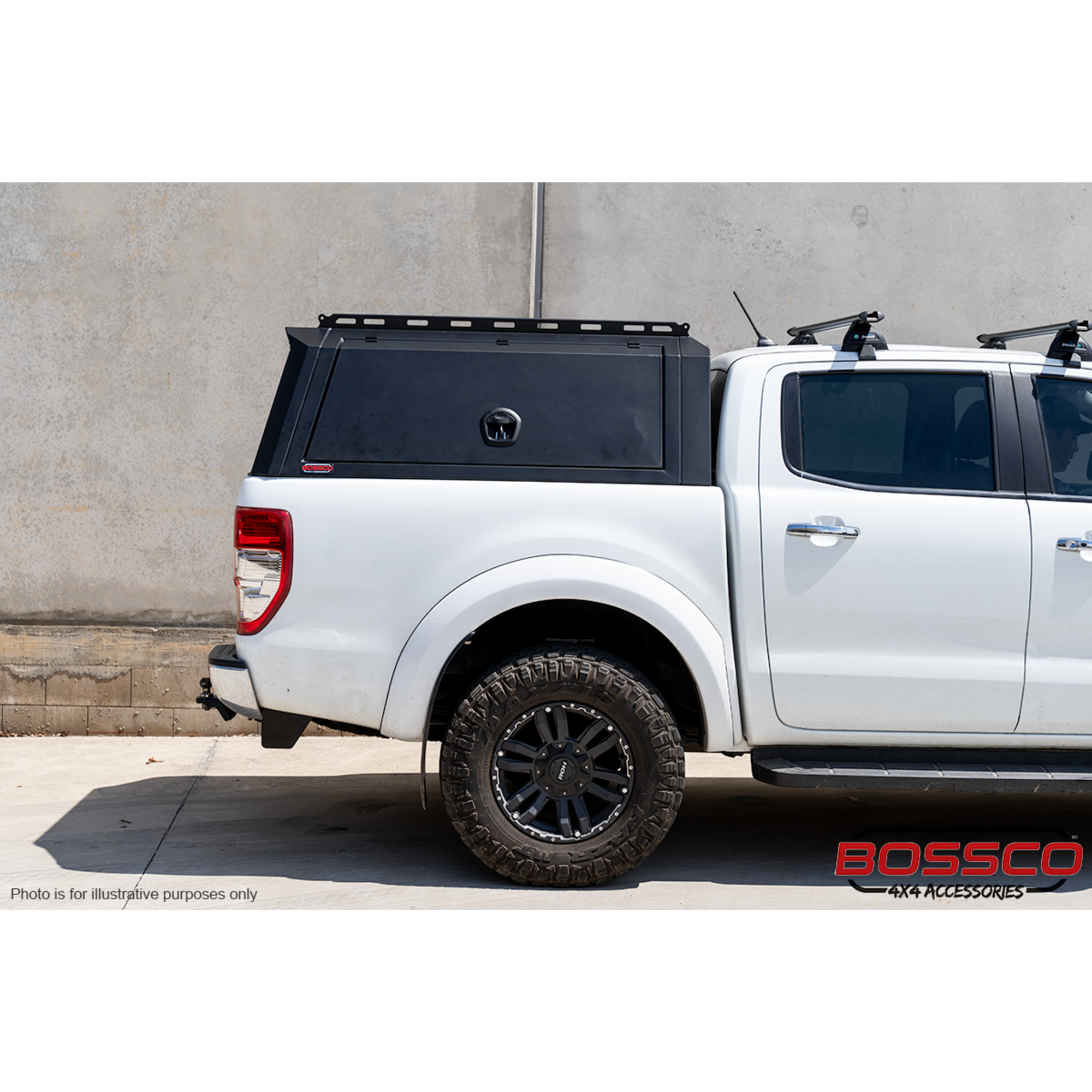 Premium BCX-R Black Aluminium Tub Canopy for Ford Ranger PX 2012-2022 w/ Central Locking Doors