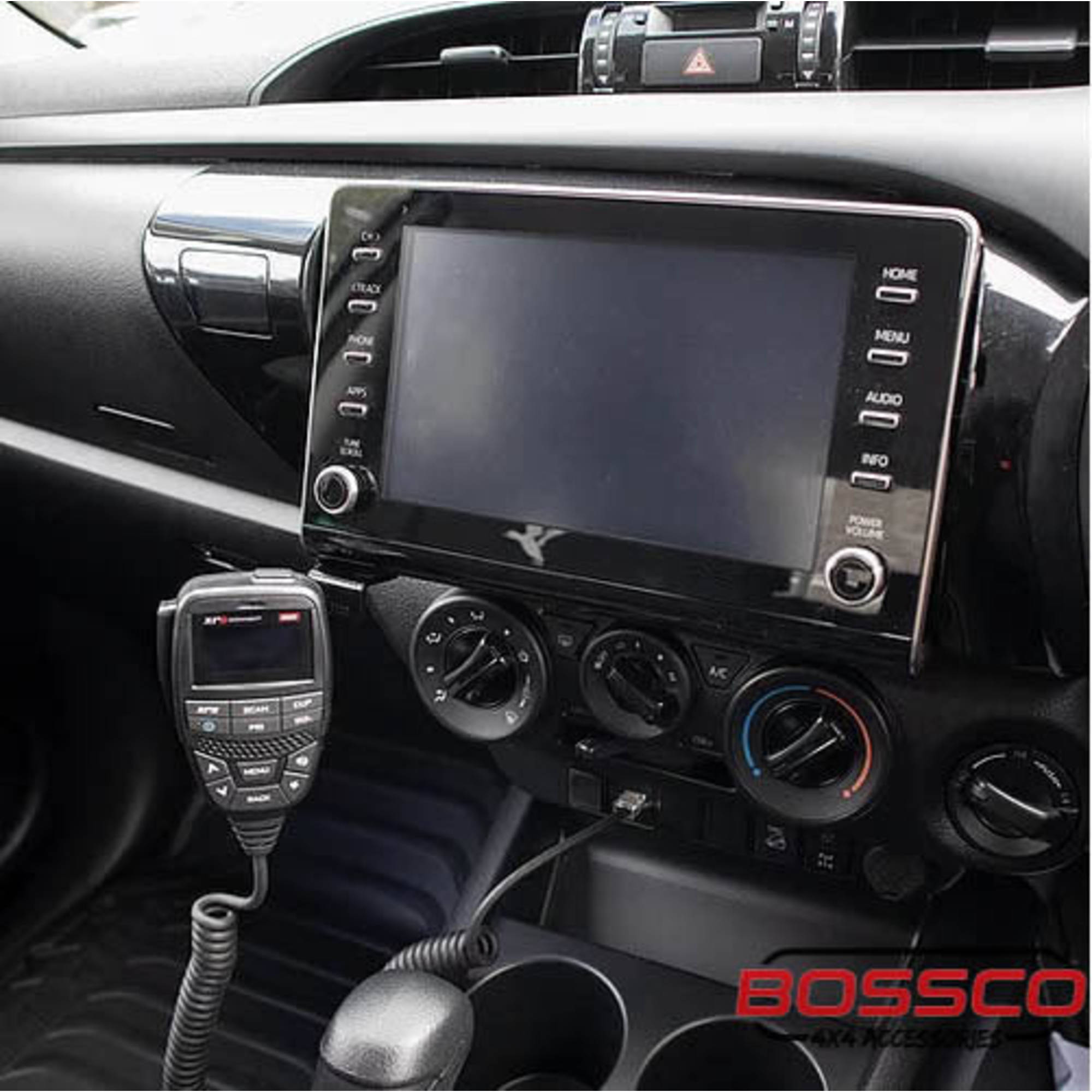 UHF Handpiece/Microphone Bracket for TOYOTA Hilux (May 2020 - Current)