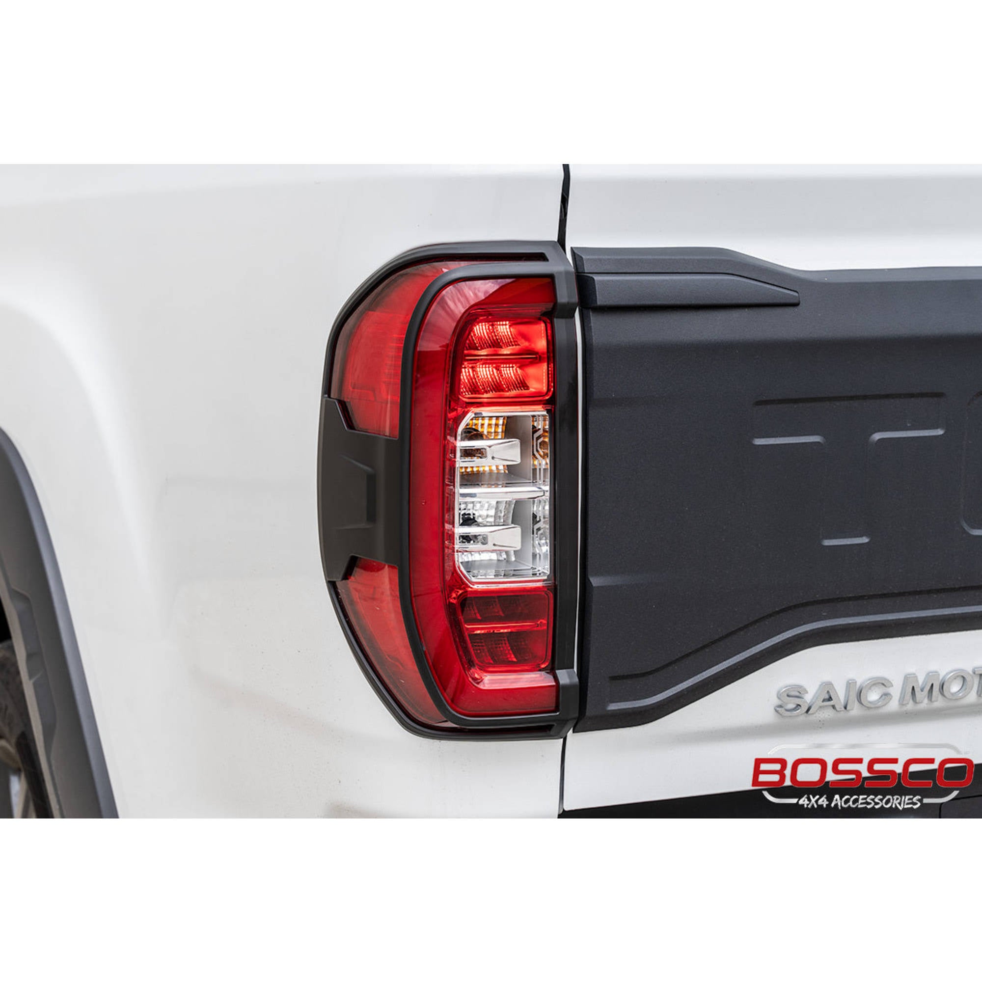 Matte Black Rear Tail Light Trim Covers Suitable For LDV T60 Max 2021-2025