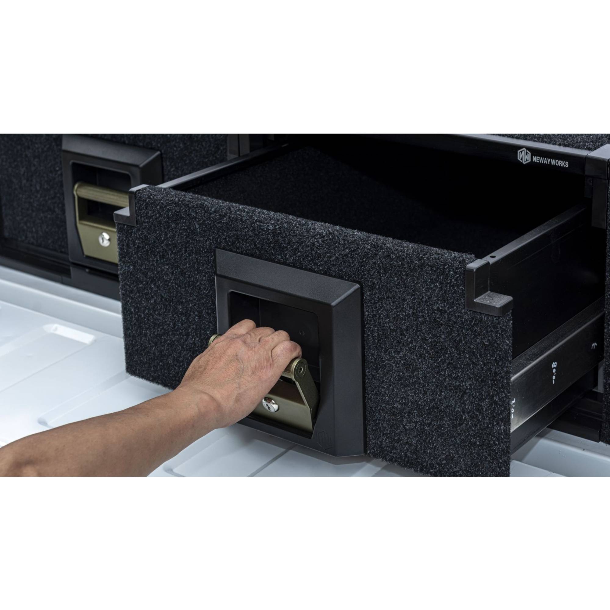 Dual Drawer Ute Tub Drawer System for Ford Ranger NG P703 2022-2024