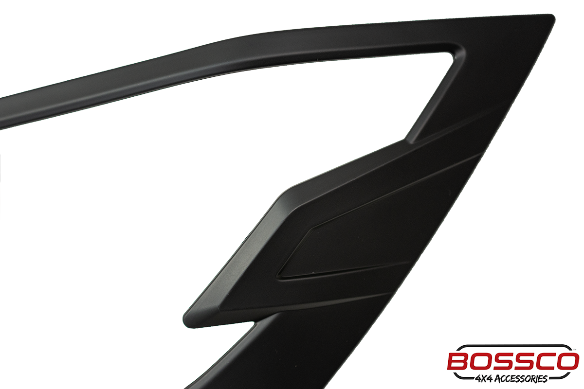 Black Front Head Light Trim Covers Suitable For Isuzu D-Max RG Pre- Facelift 2020-2024