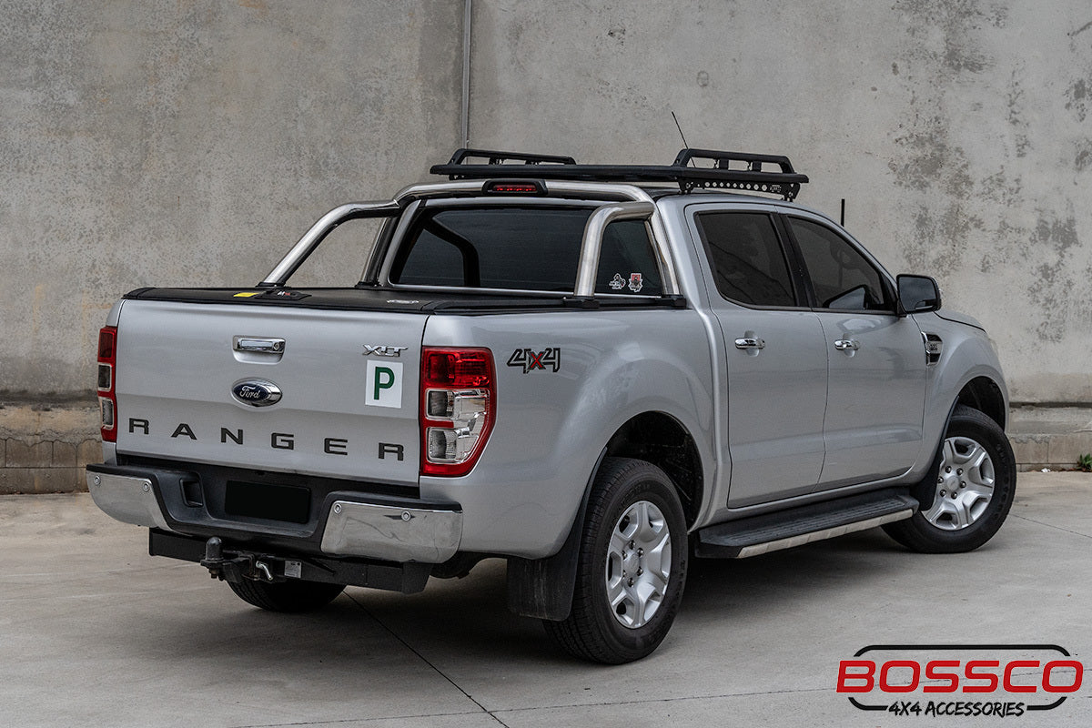 Widened Side Track Roller Shutter Suitable For Ford Ranger 2012-2021 - Adaptor plates For Sport Bar Compatibility