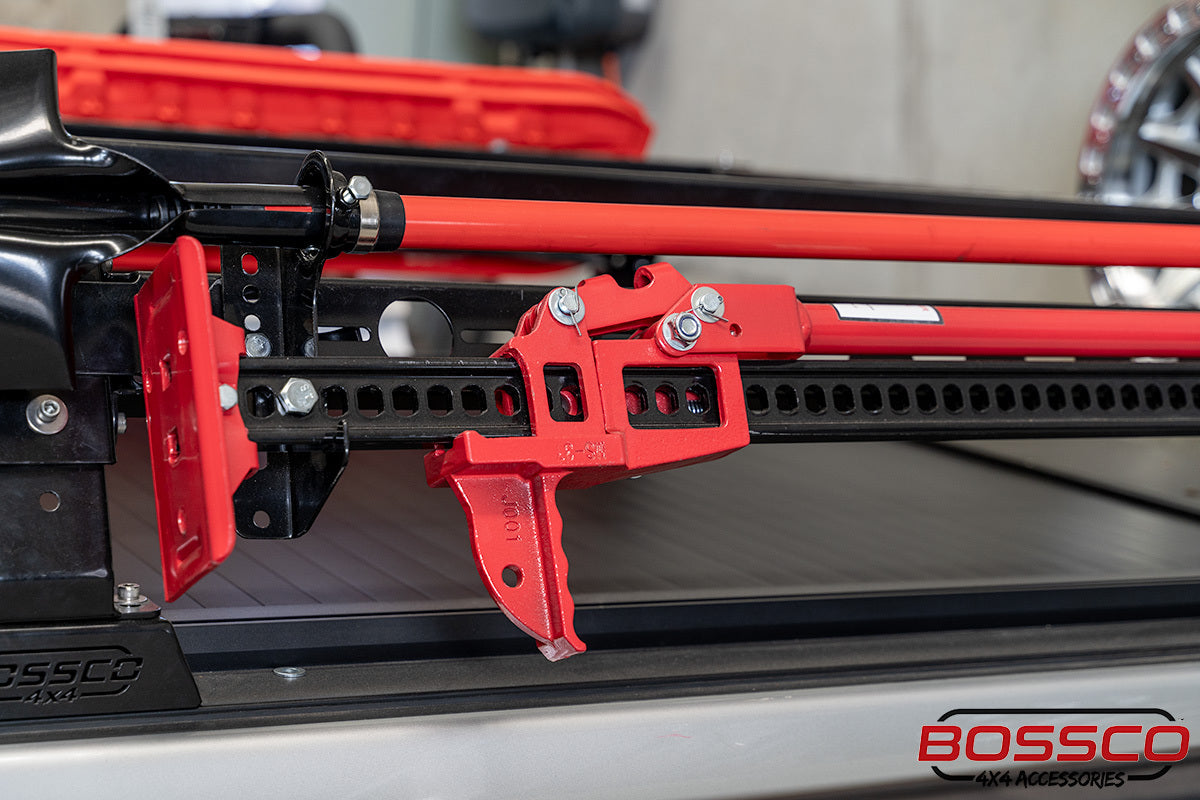 High Lift Jack & Shovel Roof Rack Holder Bracket Clamp