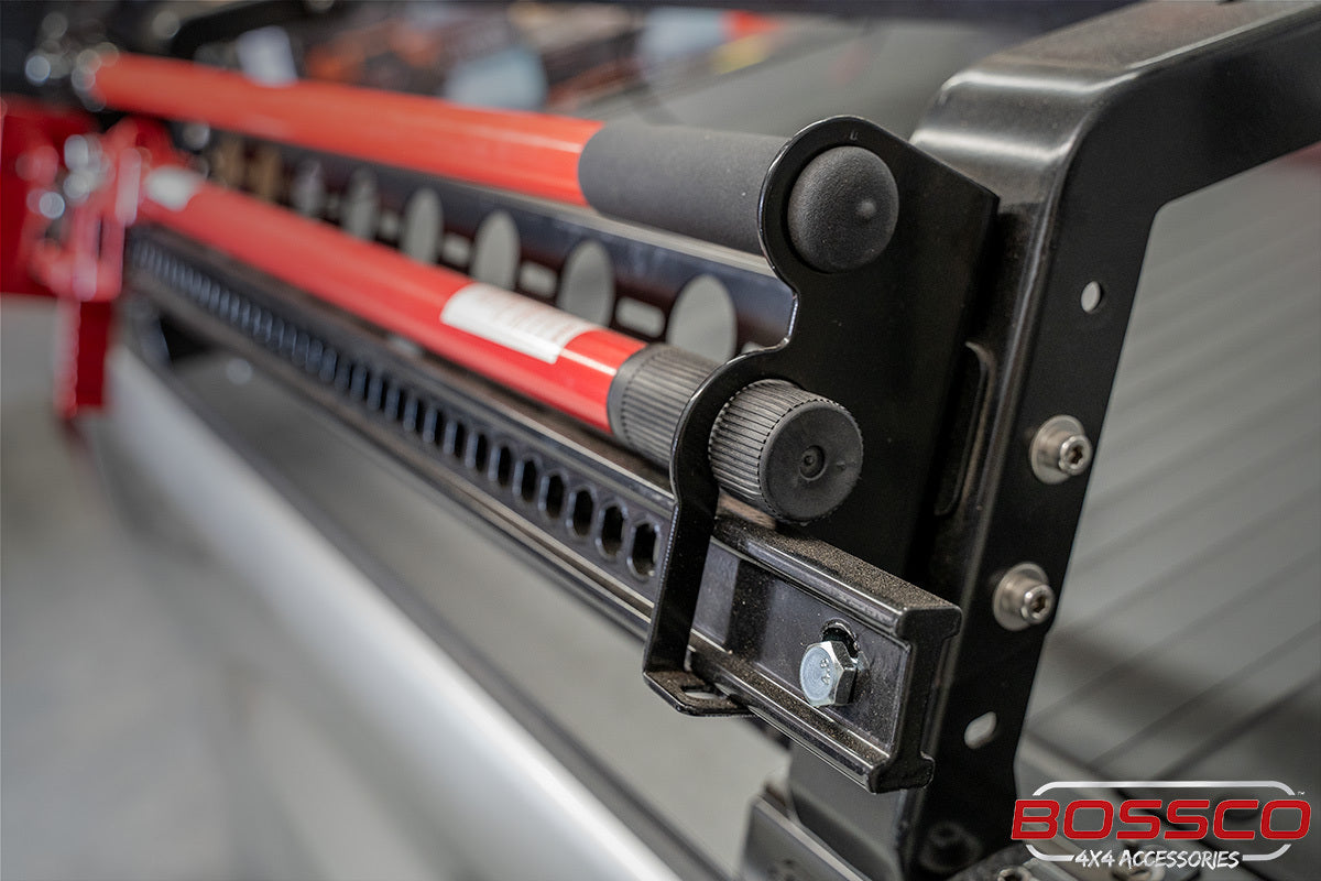 High Lift Jack & Shovel Roof Rack Holder Bracket Clamp