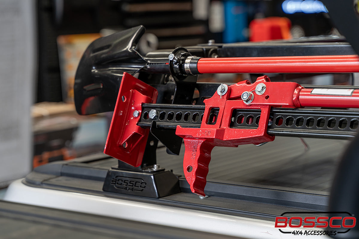 High Lift Jack & Shovel Roof Rack Holder Bracket Clamp