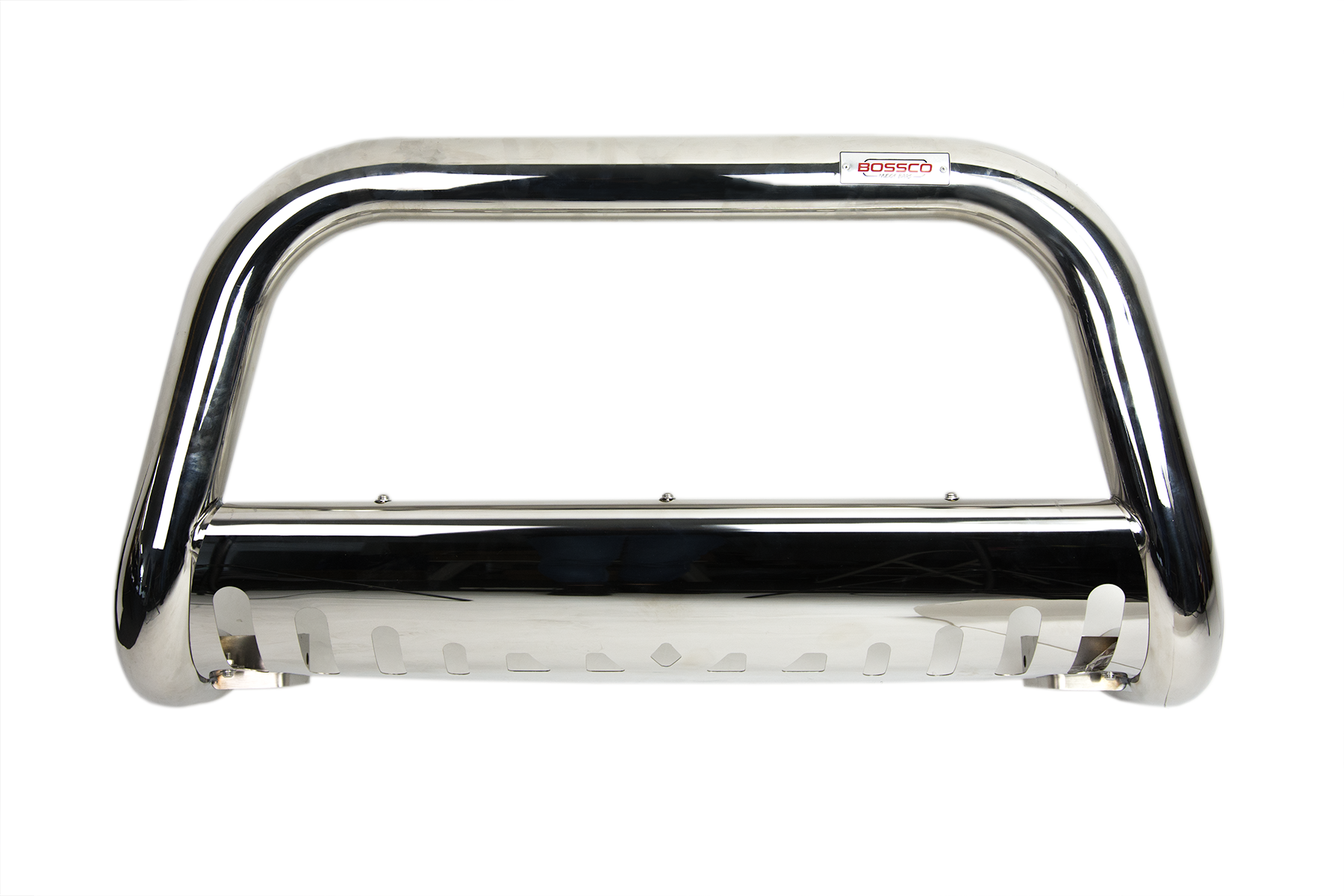 Stainless Steel Nudge Bar With Skid Plate Suitable for Nissan Navara D40 2005-2014 - Spain Built