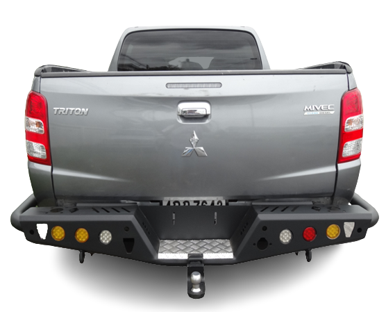 Rear Bar / Tow Bar suitable for Mitsubishi Triton MQ Model (2015-2019) - RUNOUT STOCK