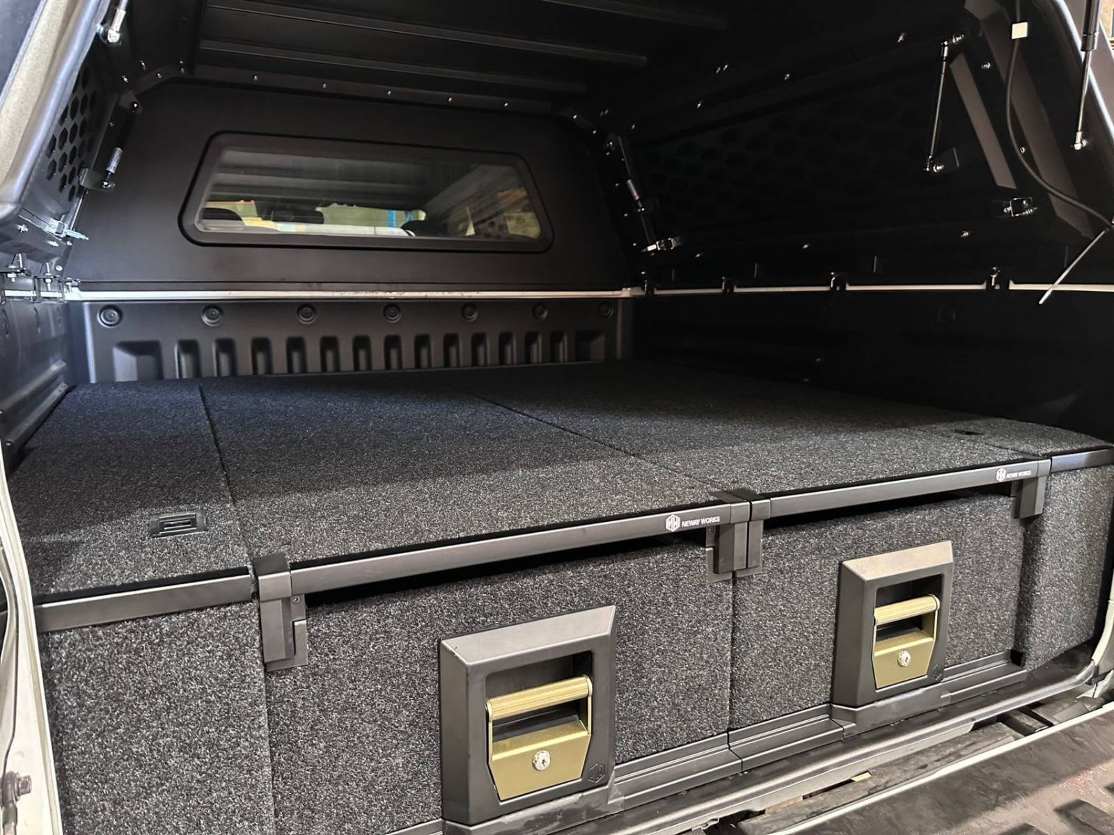 Dual Drawer Ute Tub Drawer System for SsangYong Musso XLV 2018-2024