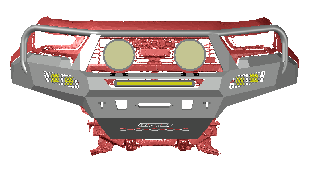 BOSSCO BULLBAR Bumper Replacement Bull bar Suitable For Toyota Hilux GR Sport 2023+