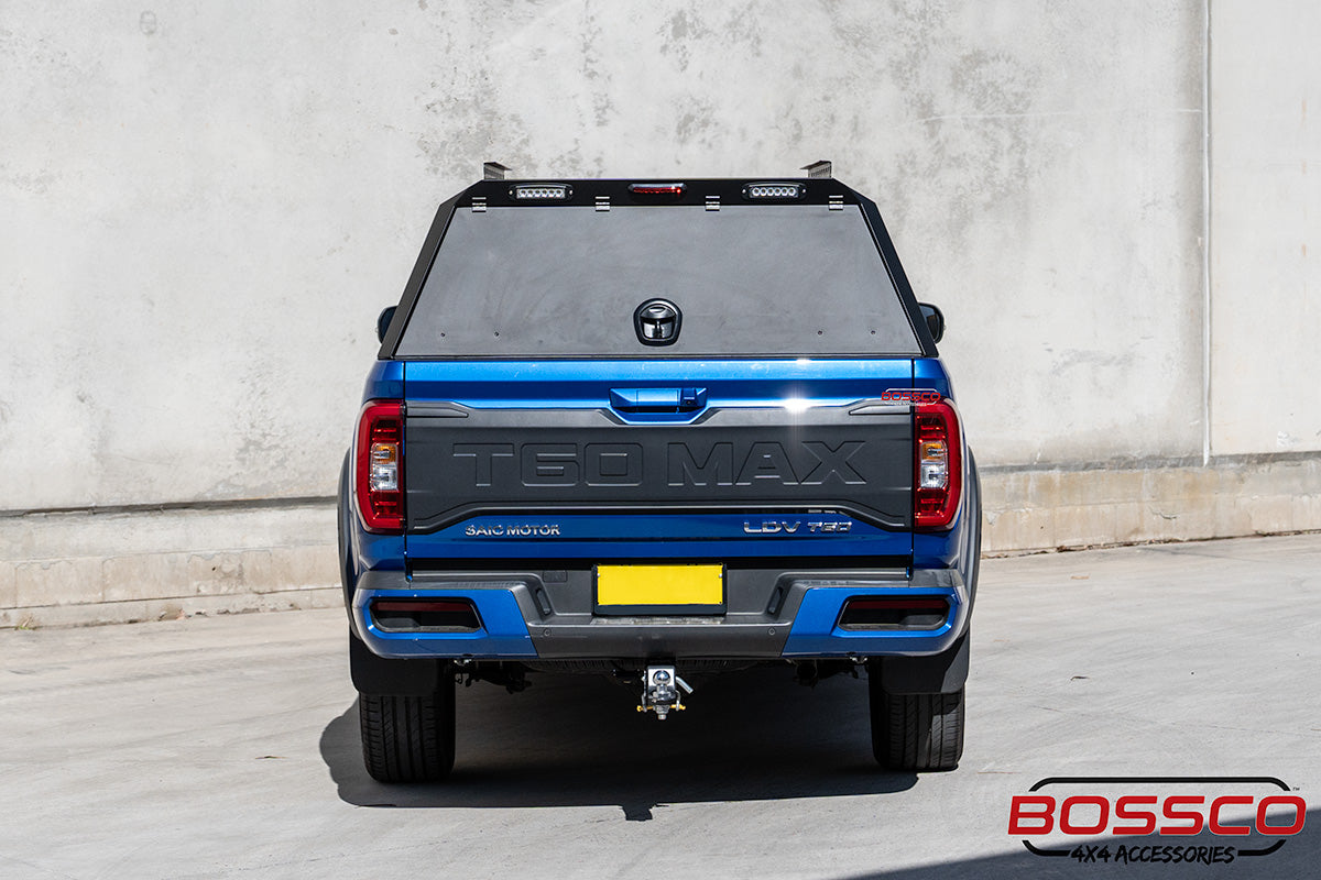 BCX-R Black Aluminium Tub Canopy Suitable For LDV T60 Megatub 2022-2025