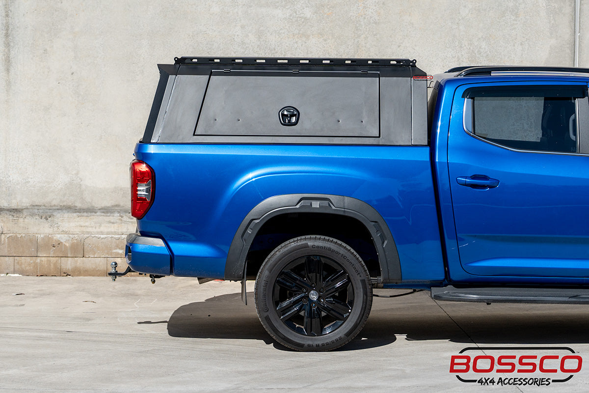 BCX-R Black Aluminium Tub Canopy Suitable For LDV T60 Megatub 2022-2025