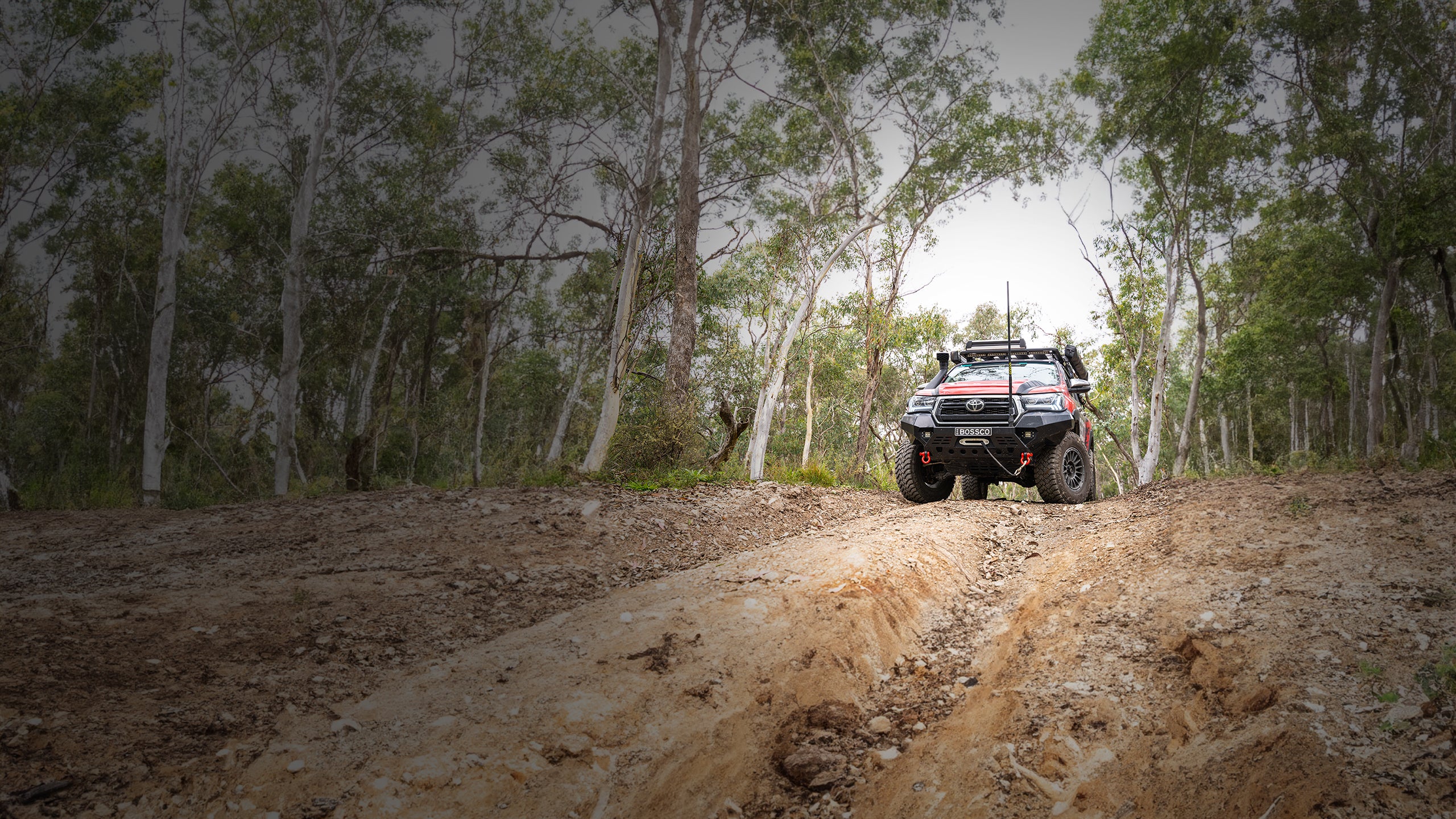 Toyota Hilux ute on an Australian trail with 4x4 accessories fitted