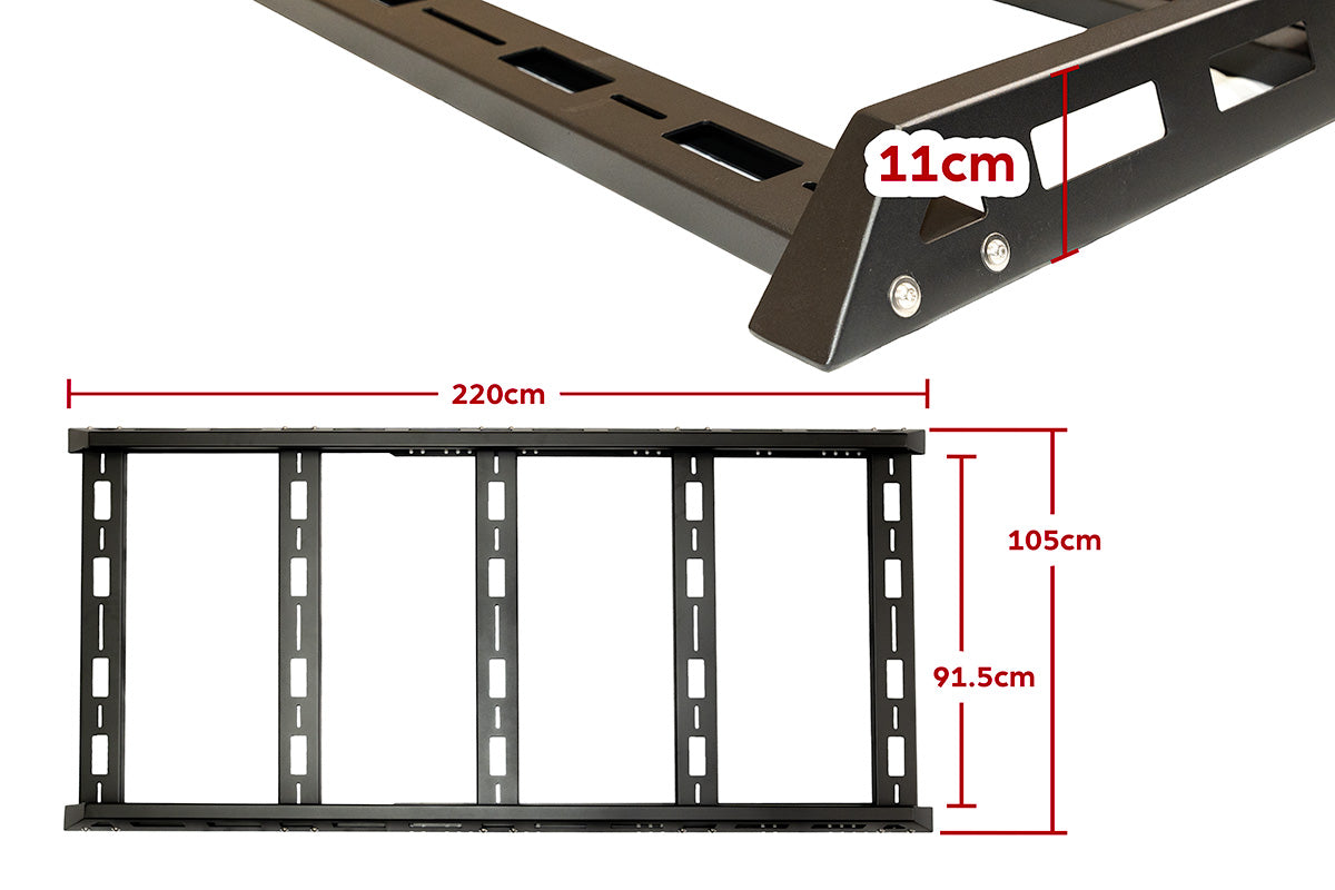 BCX-R Canopy Roof Racks - Cantilever Platform Rack
