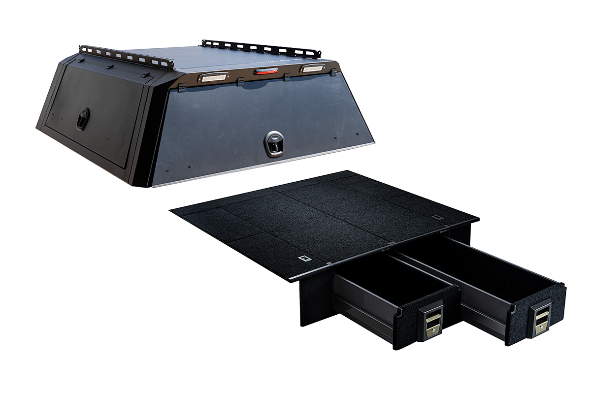 BCX-R 'The Essentials' Aluminium Canopy & Dual Drawers Package