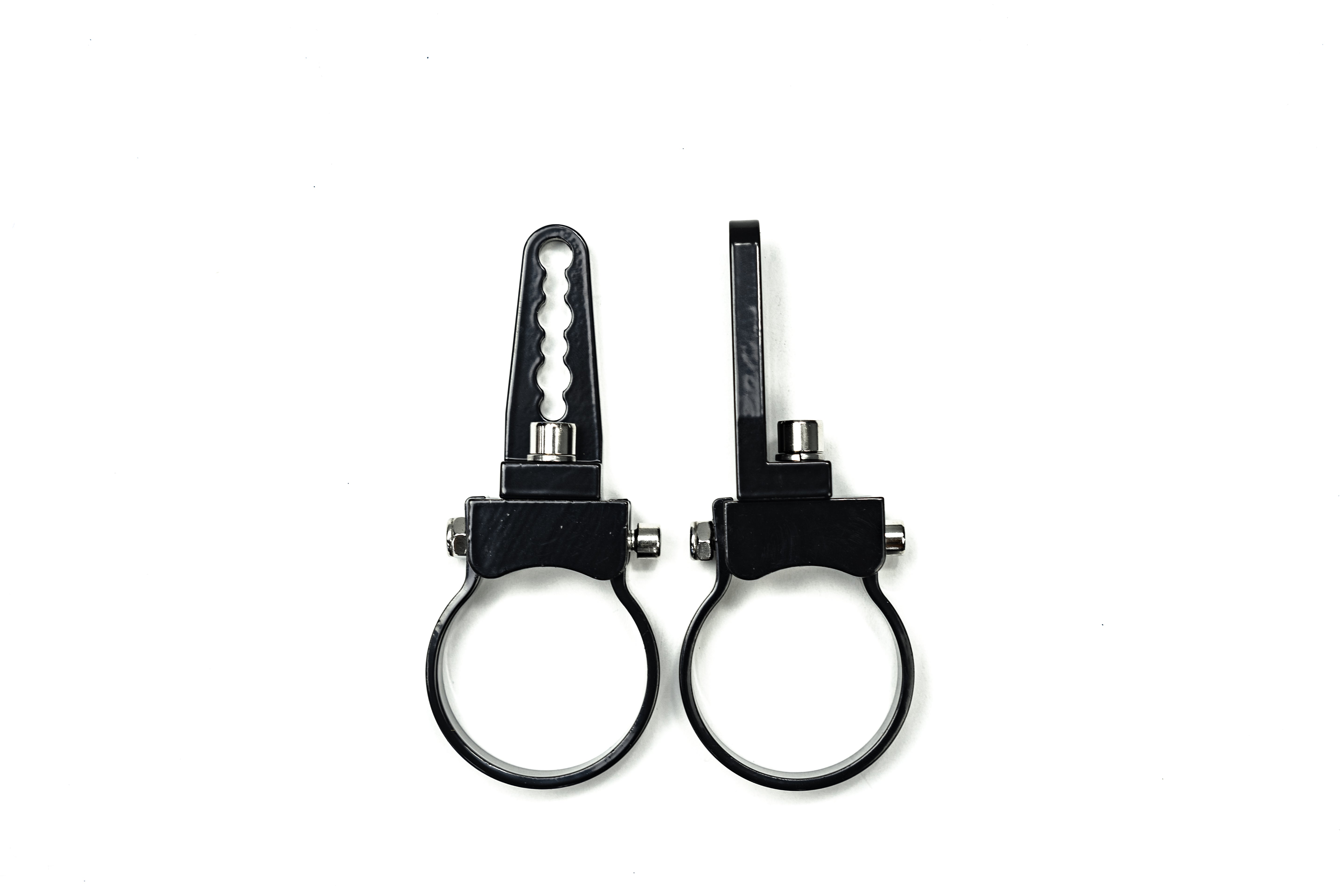 2" (48-53mm) Upright LED Light Clamp Bracket - BLACK