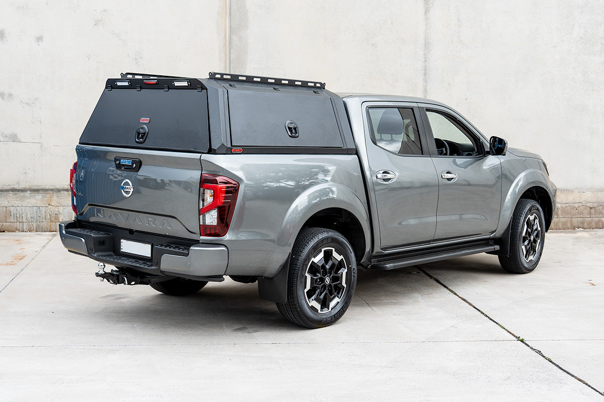 BCX-R Black Aluminium Tub Canopy for Nissan Navara NP300 Facelift Models 2021-2025